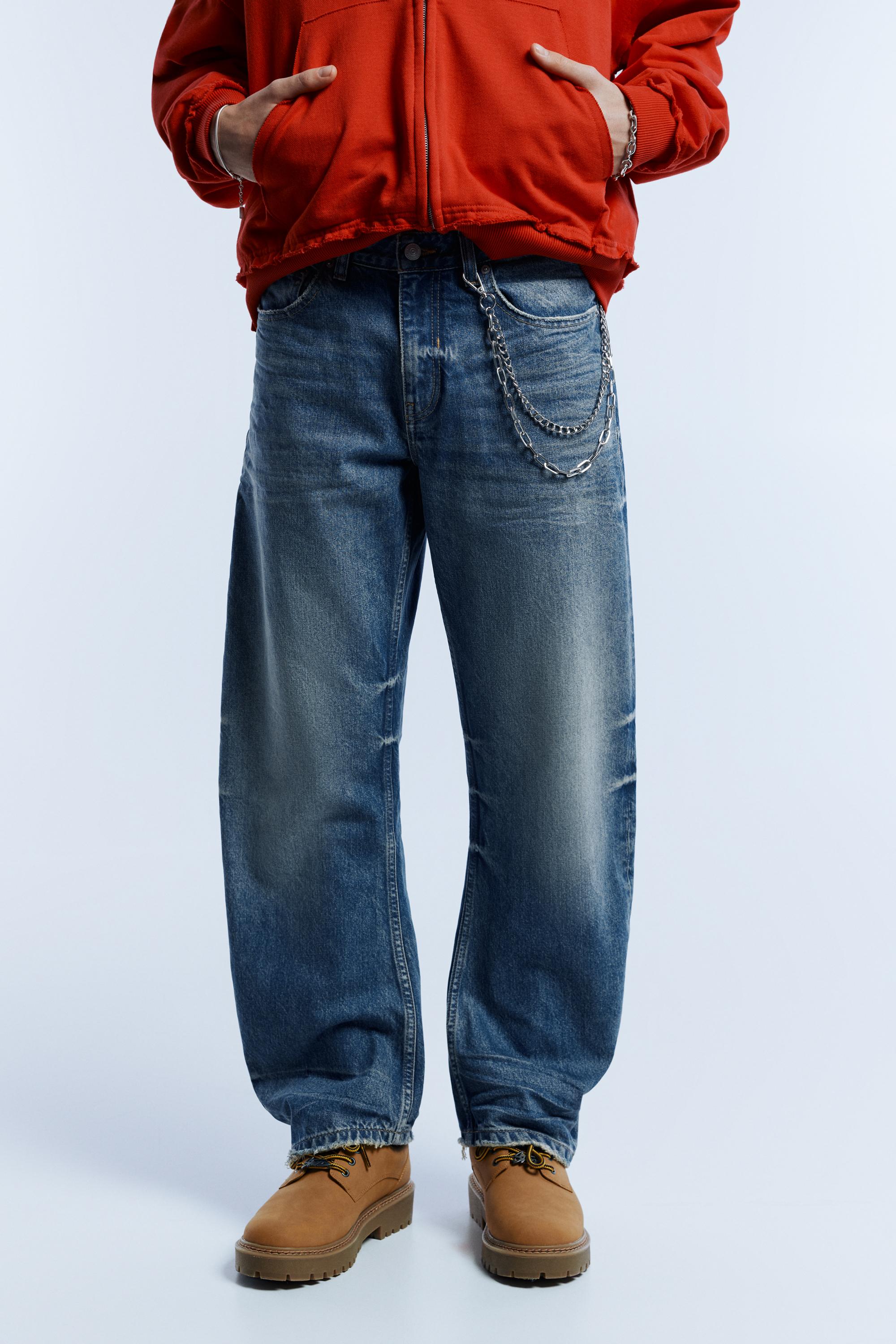 Düşük bel bol kesim jean - Görsel 76