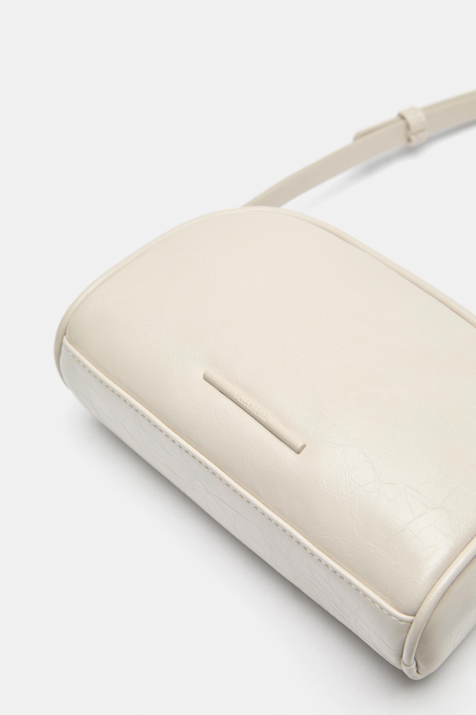 Casual crossbody bag — Ecru