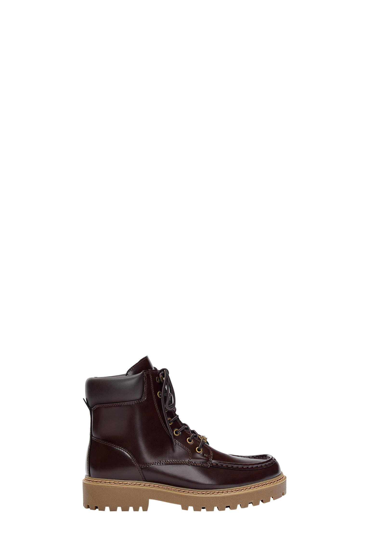 STWD lace-up boots — Brown
