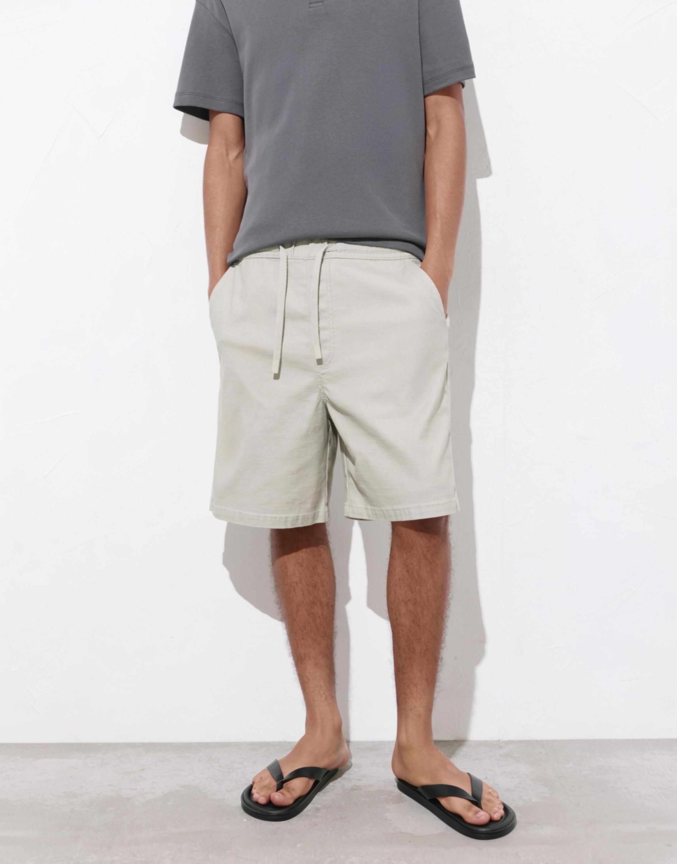 Bermuda sweat shorts — Mint