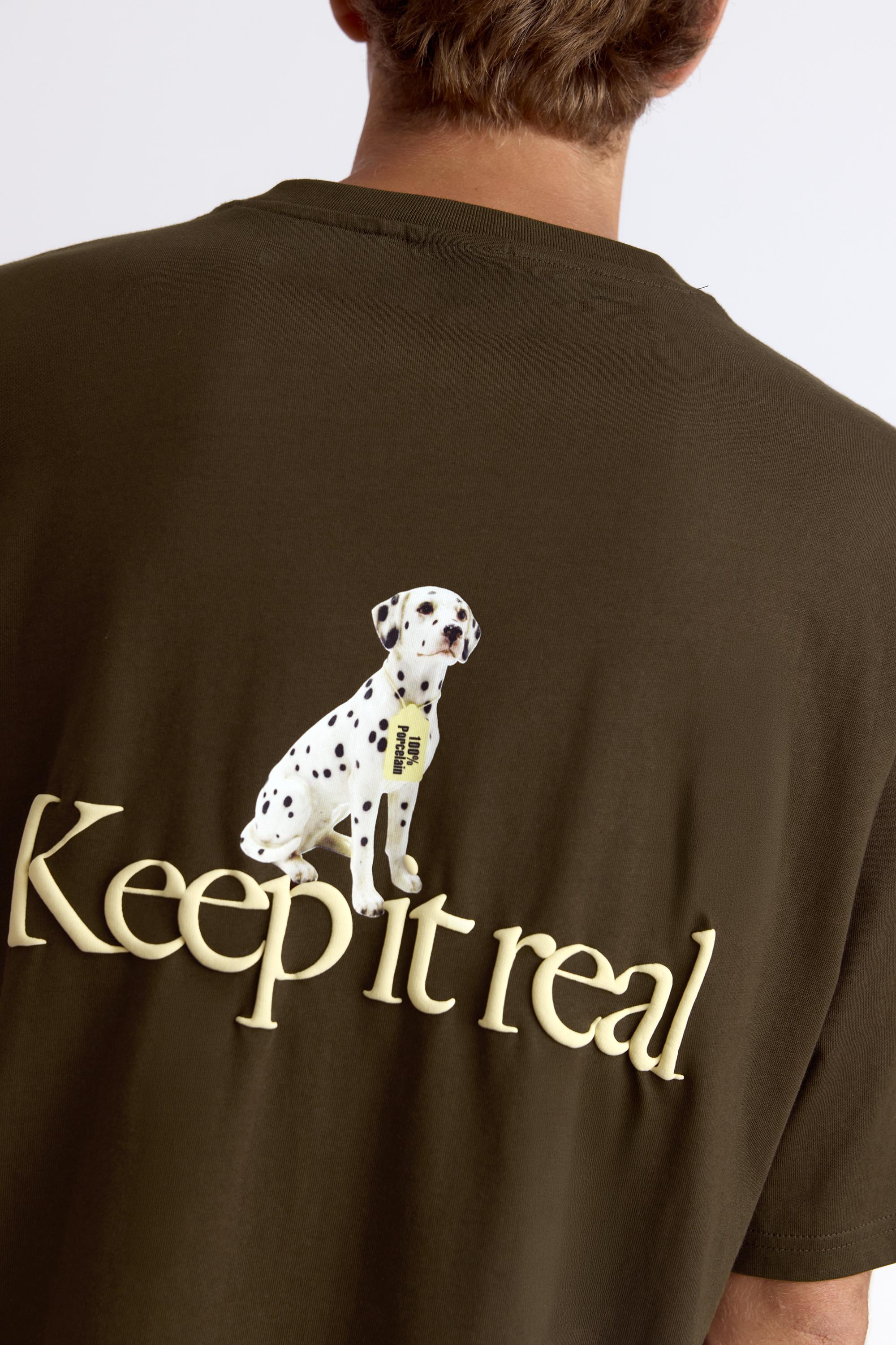 Pull&Bear Grafik yazılı relaxed tişört görsel 2
