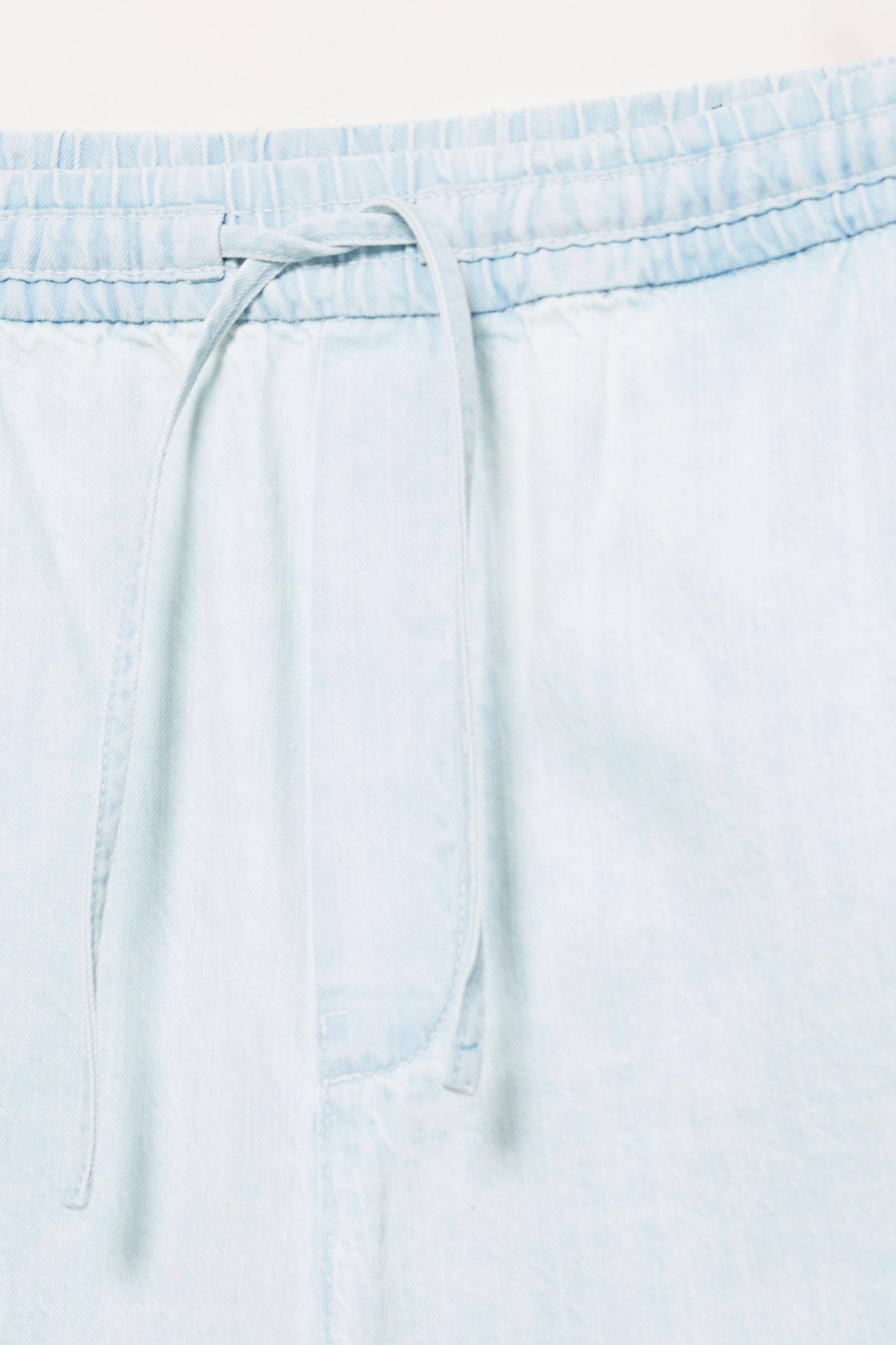 Denim joggers — Pale blue