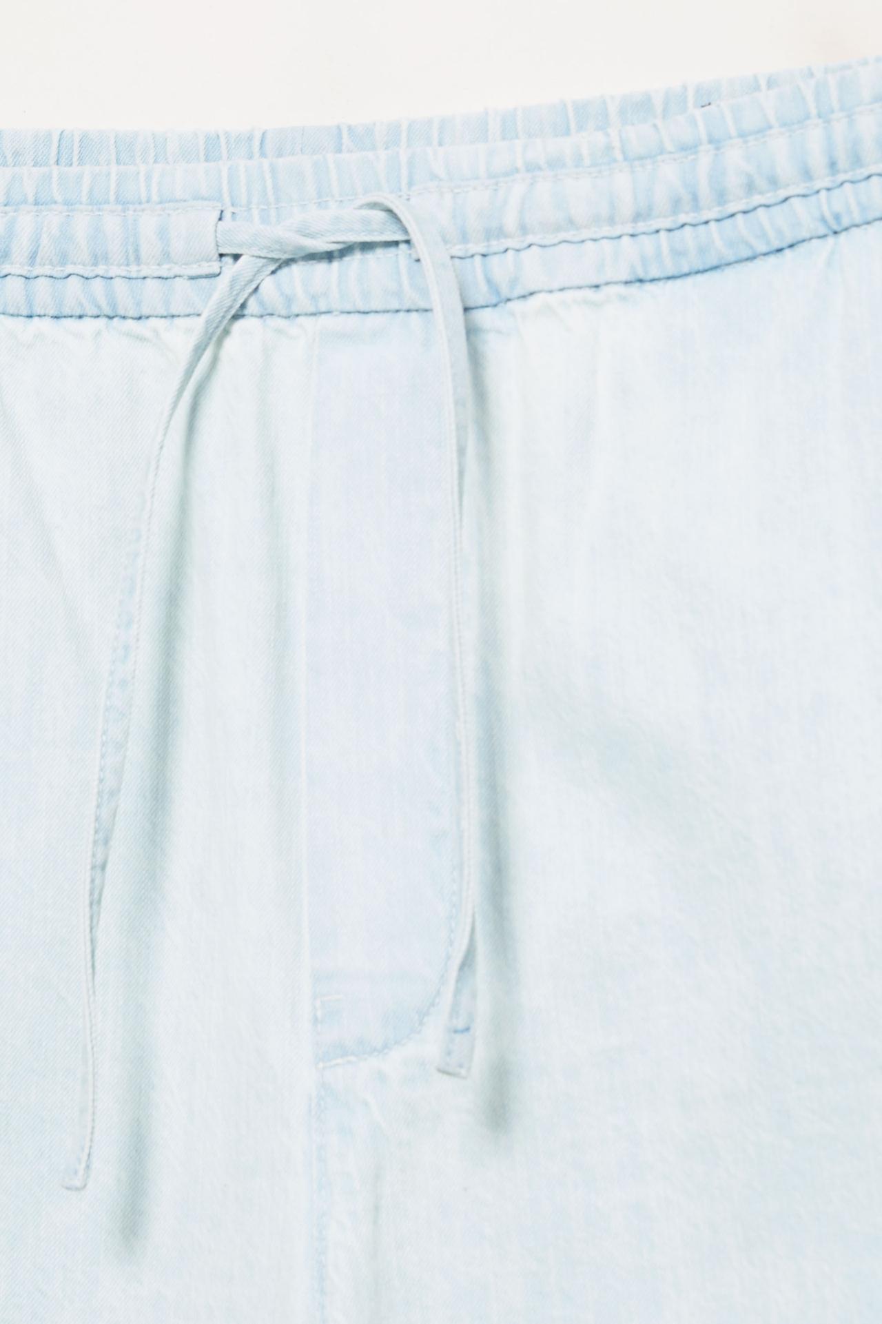 Denim joggers — Pale blue