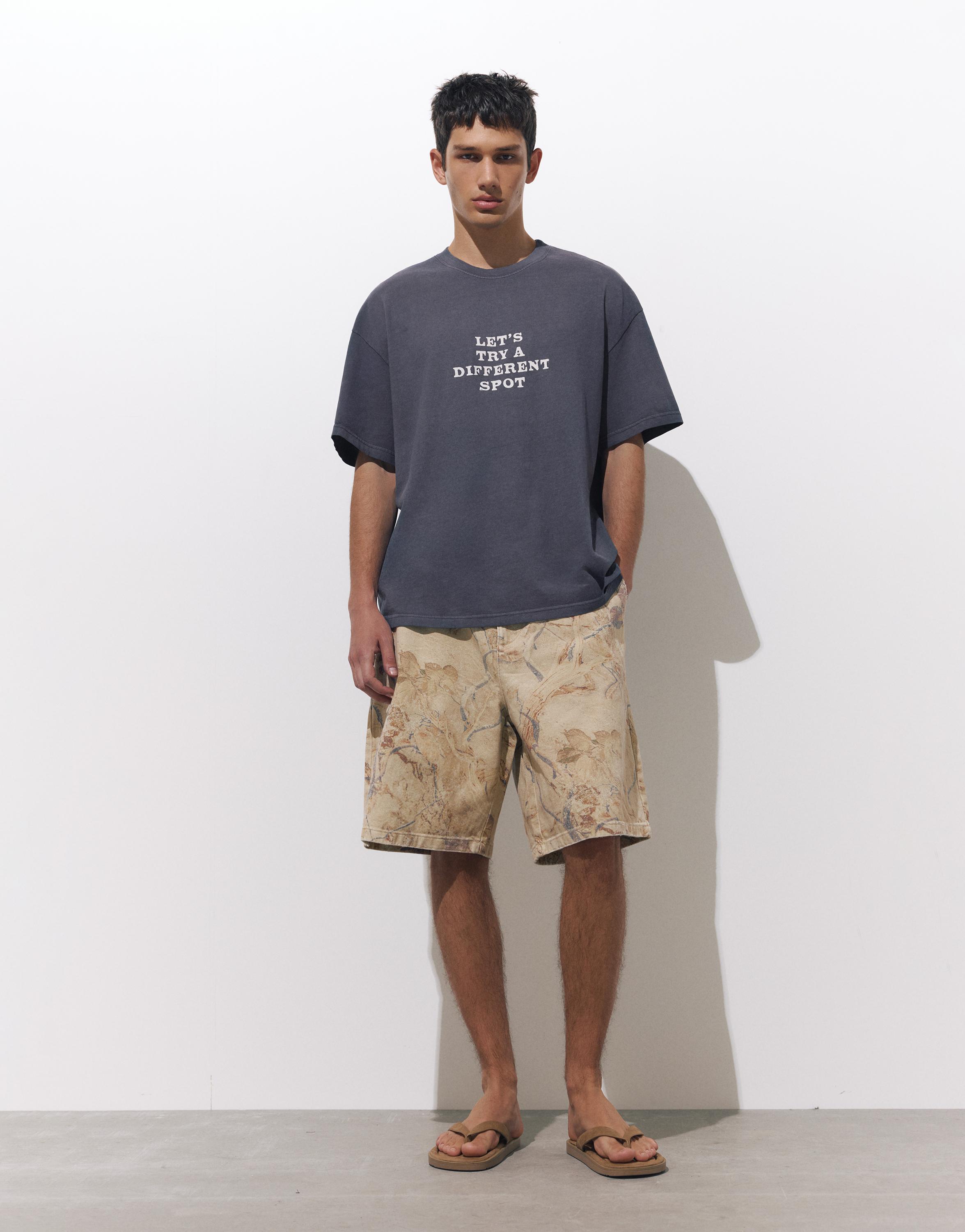 Dalış grafik baskılı t-shirt - Görsel 12