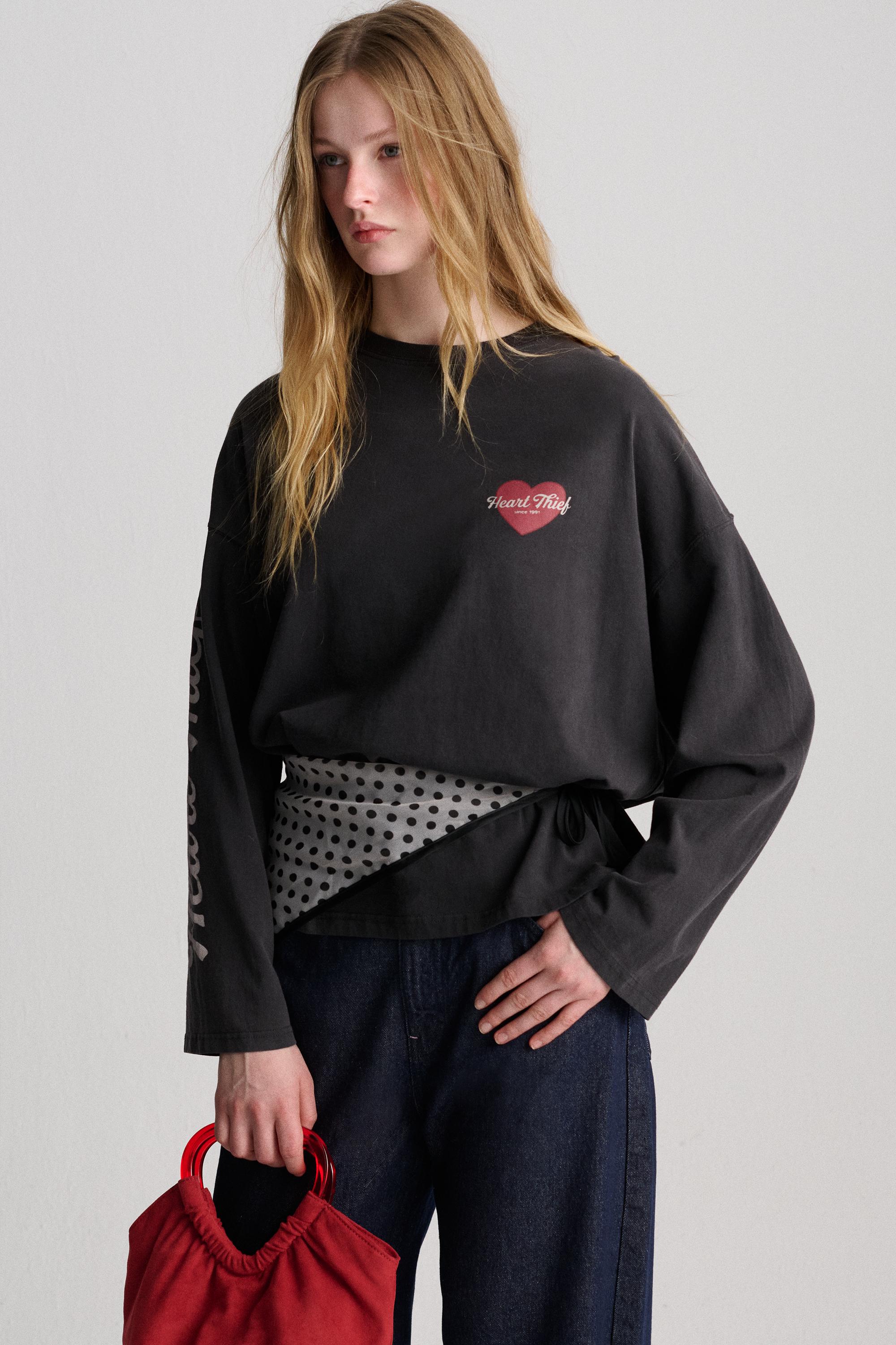 Uzun kollu Kupid t-shirt - Görsel 10