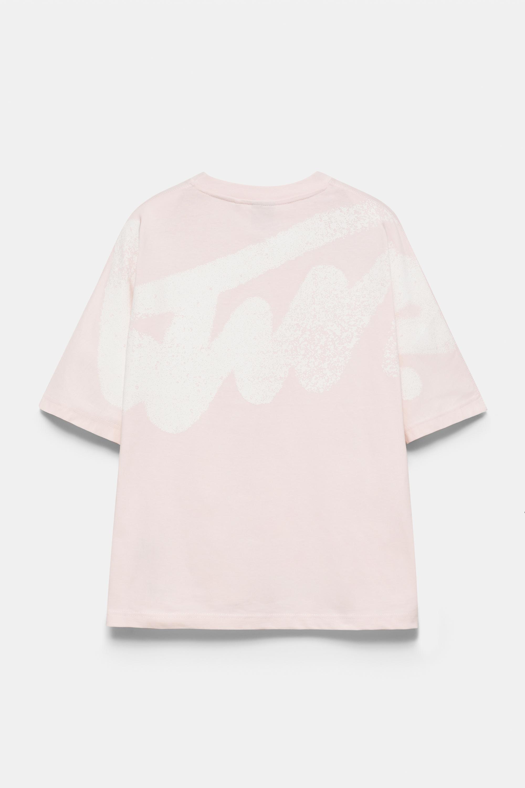 STWD graffiti logo T-shirt — Pink (alternate view)