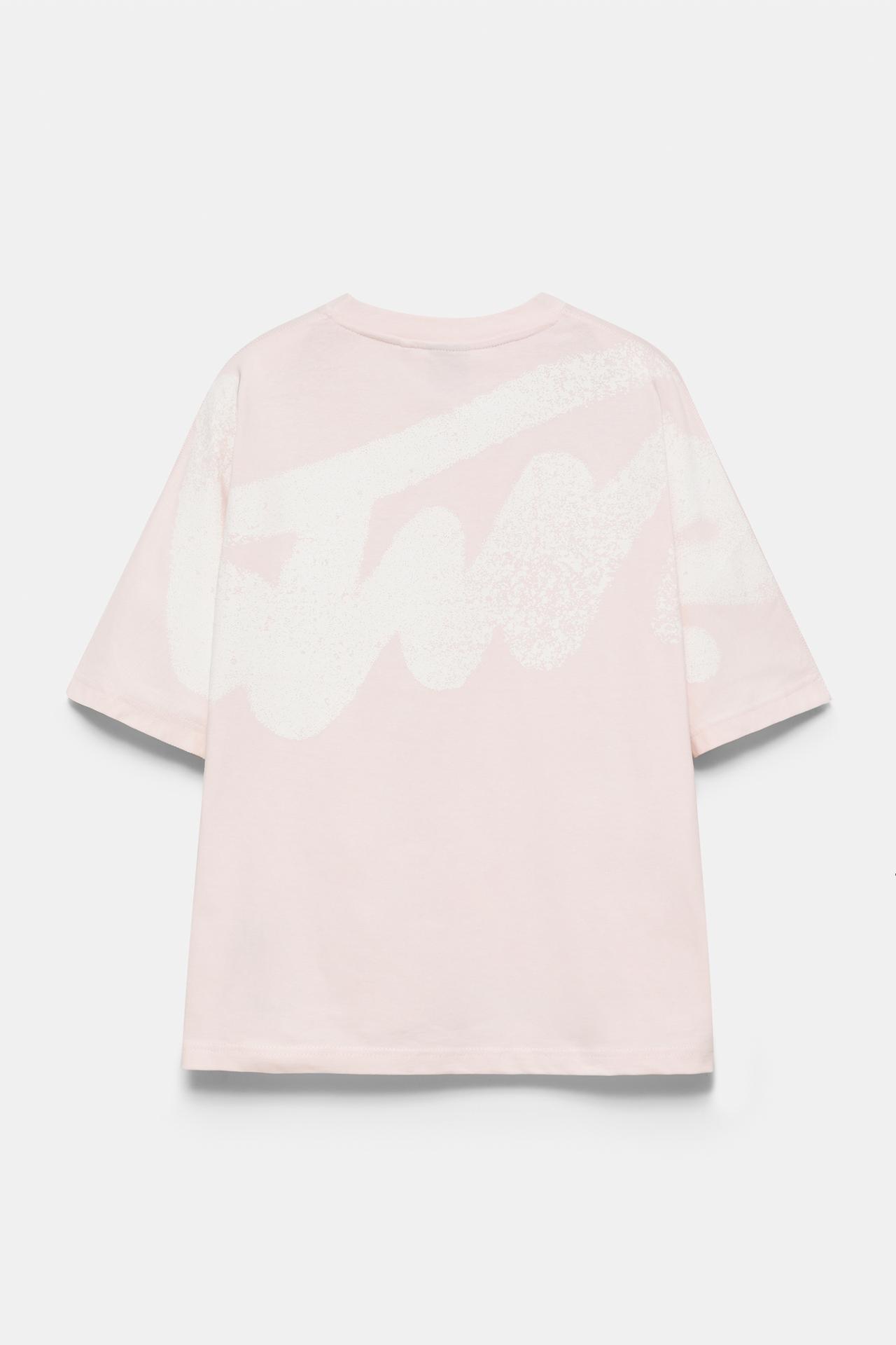 STWD graffiti logo T-shirt — Pink