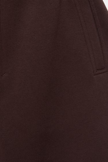 Basic baggy tracksuit bottoms — Chocolate 9