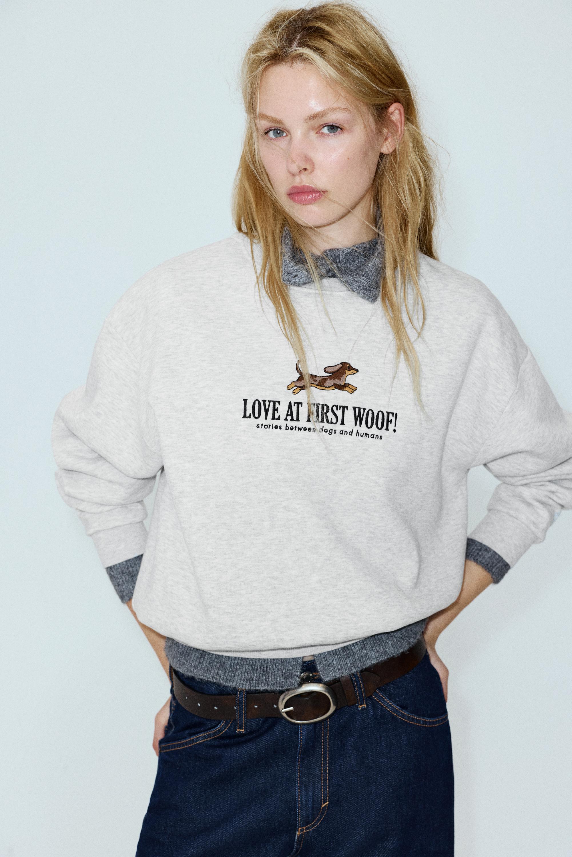 Sudadera gráfico perro