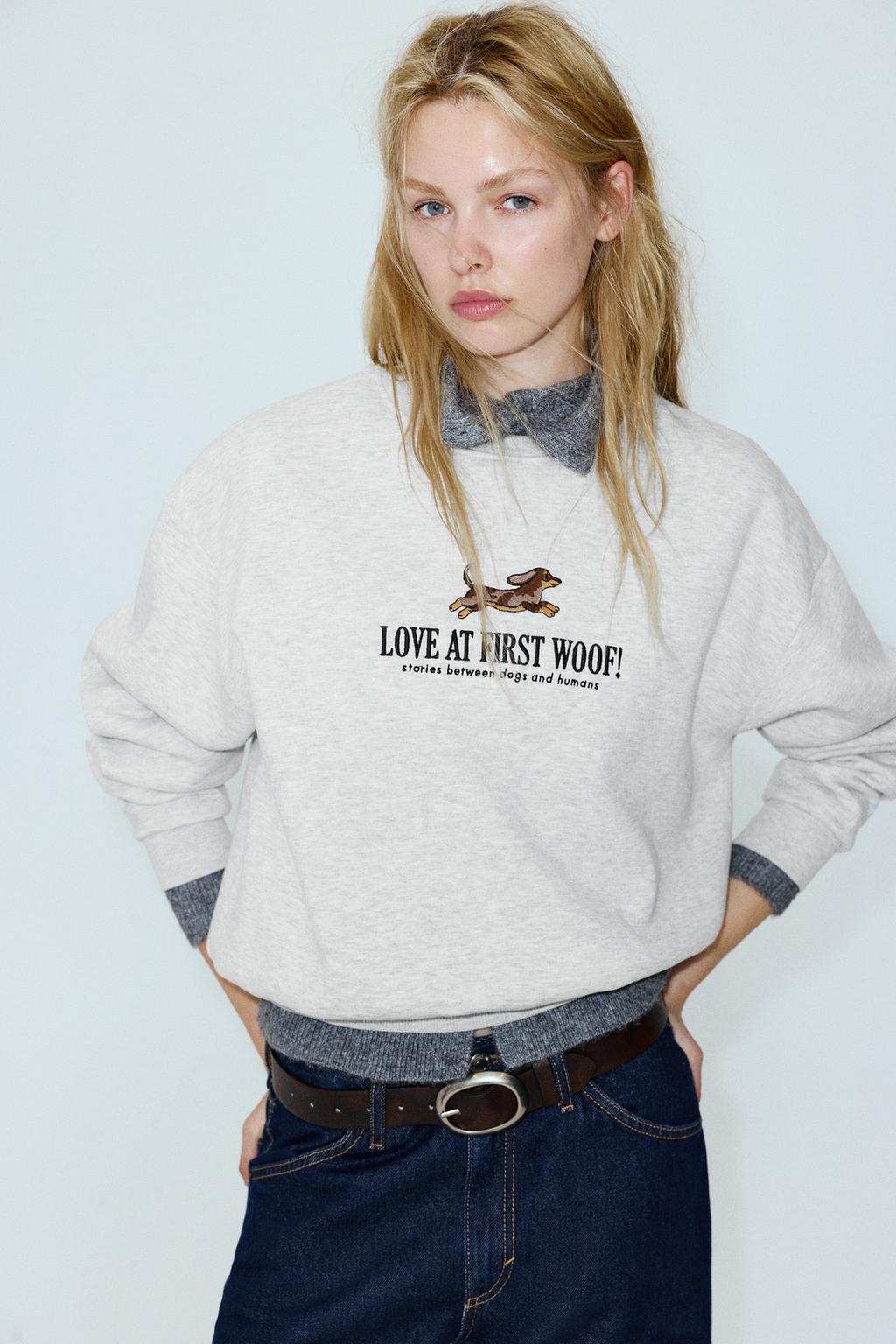 Dog graphic sweatshirt
