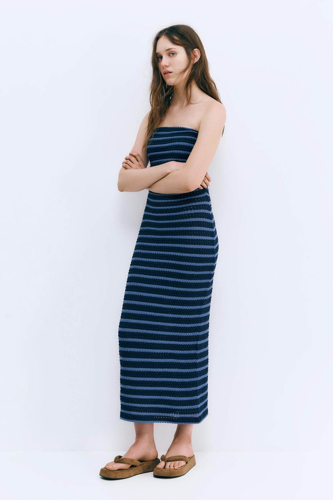 knee length dresses for ladies MARCELA Puff Sleeve Semi Sweetheart Midi Dress with Slit and Ruffle He –  Zoo Label main image 1