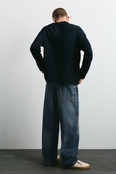 Baggy relaxed fit jeans — Neon blue 2