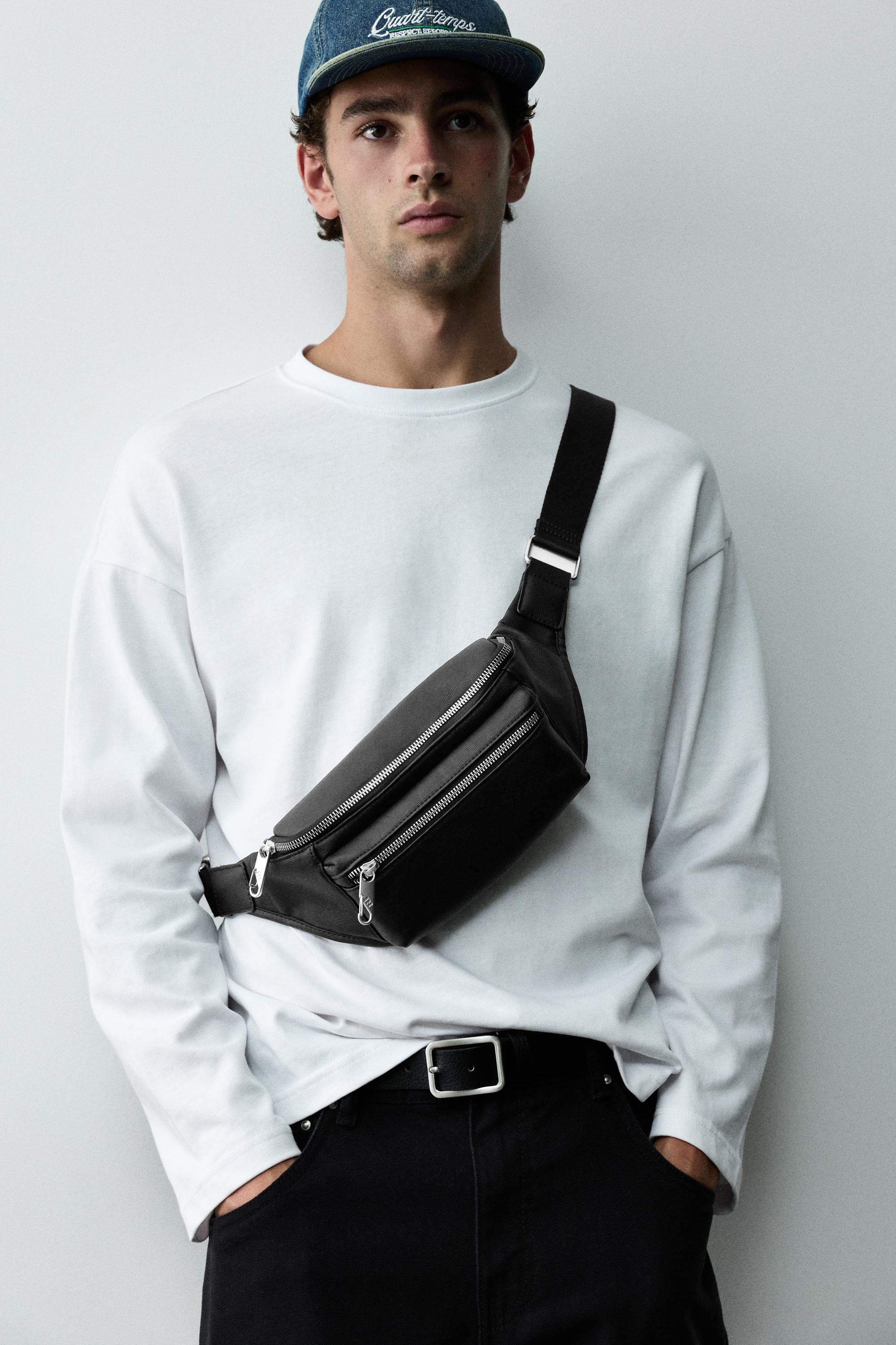 Pocket belt bag — Black