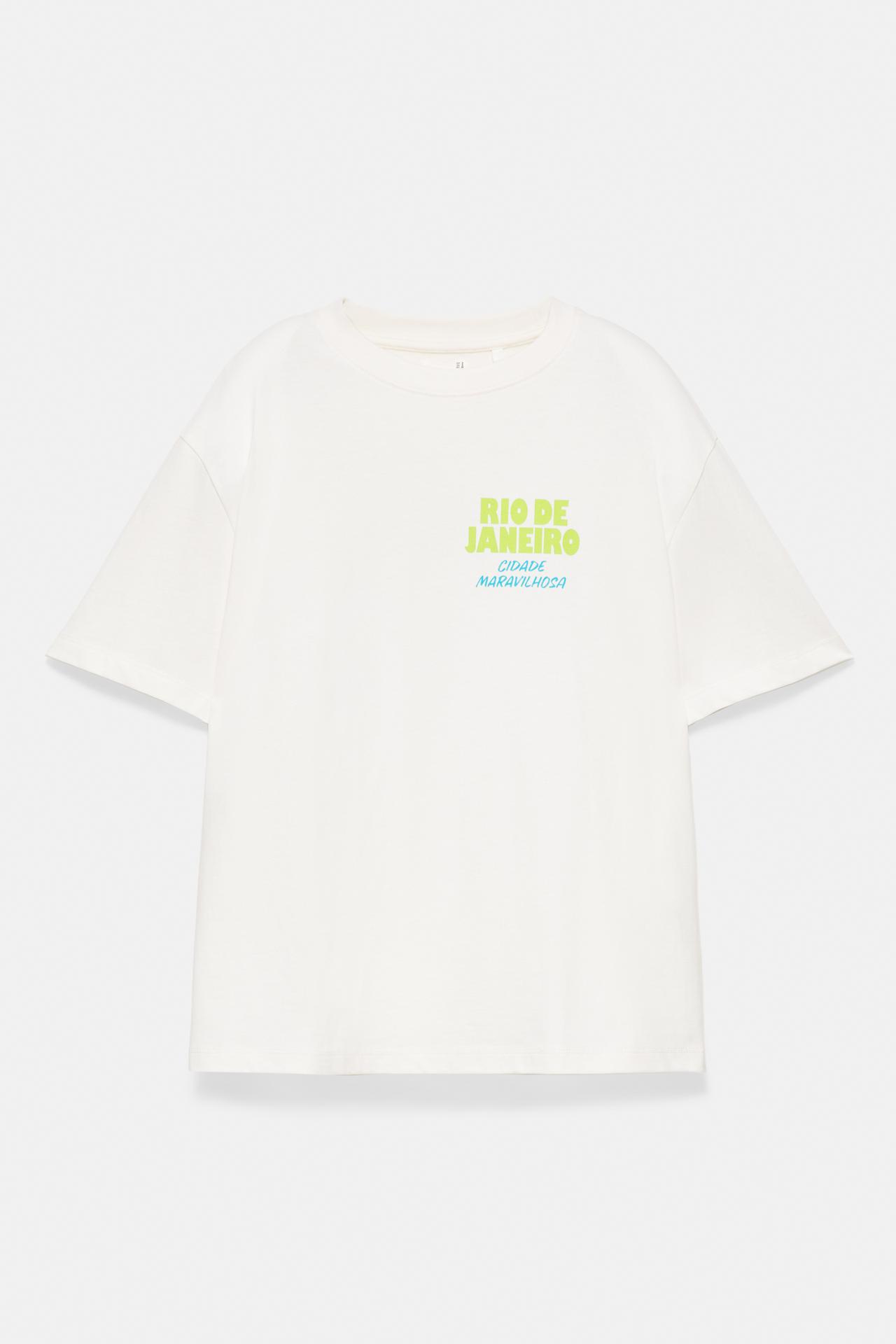 Rio de Janeiro graphic T-shirt — White