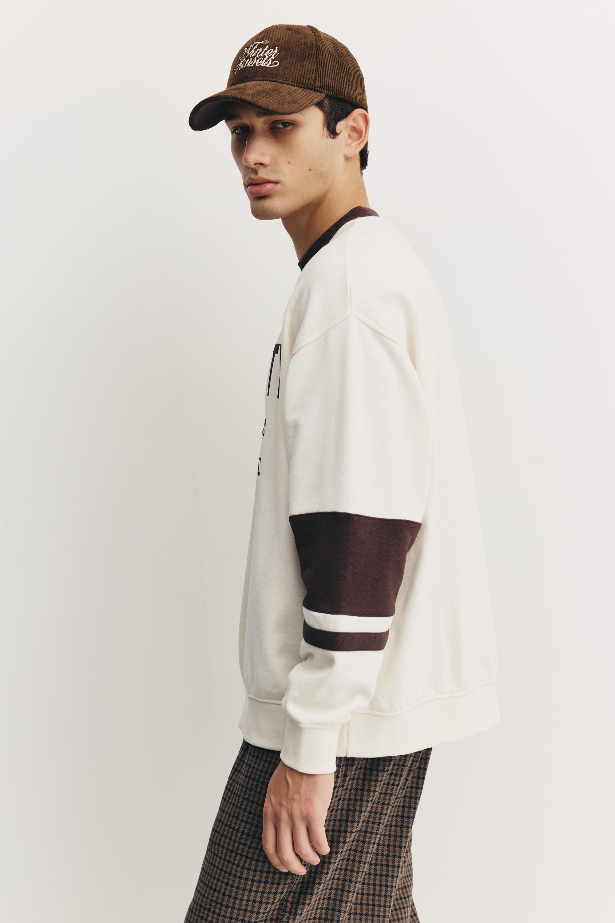 London City grafik sweatshirt - Görsel 8