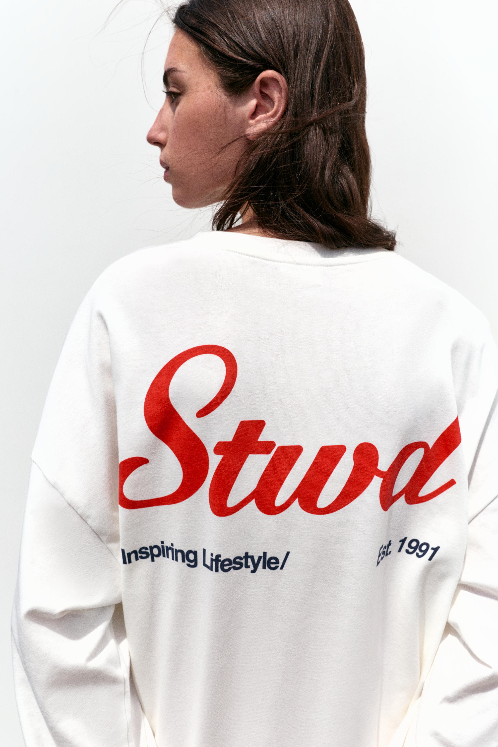 Long sleeve STWD T-shirt — Ice