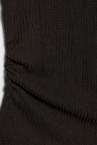Crepe top — Brown 7