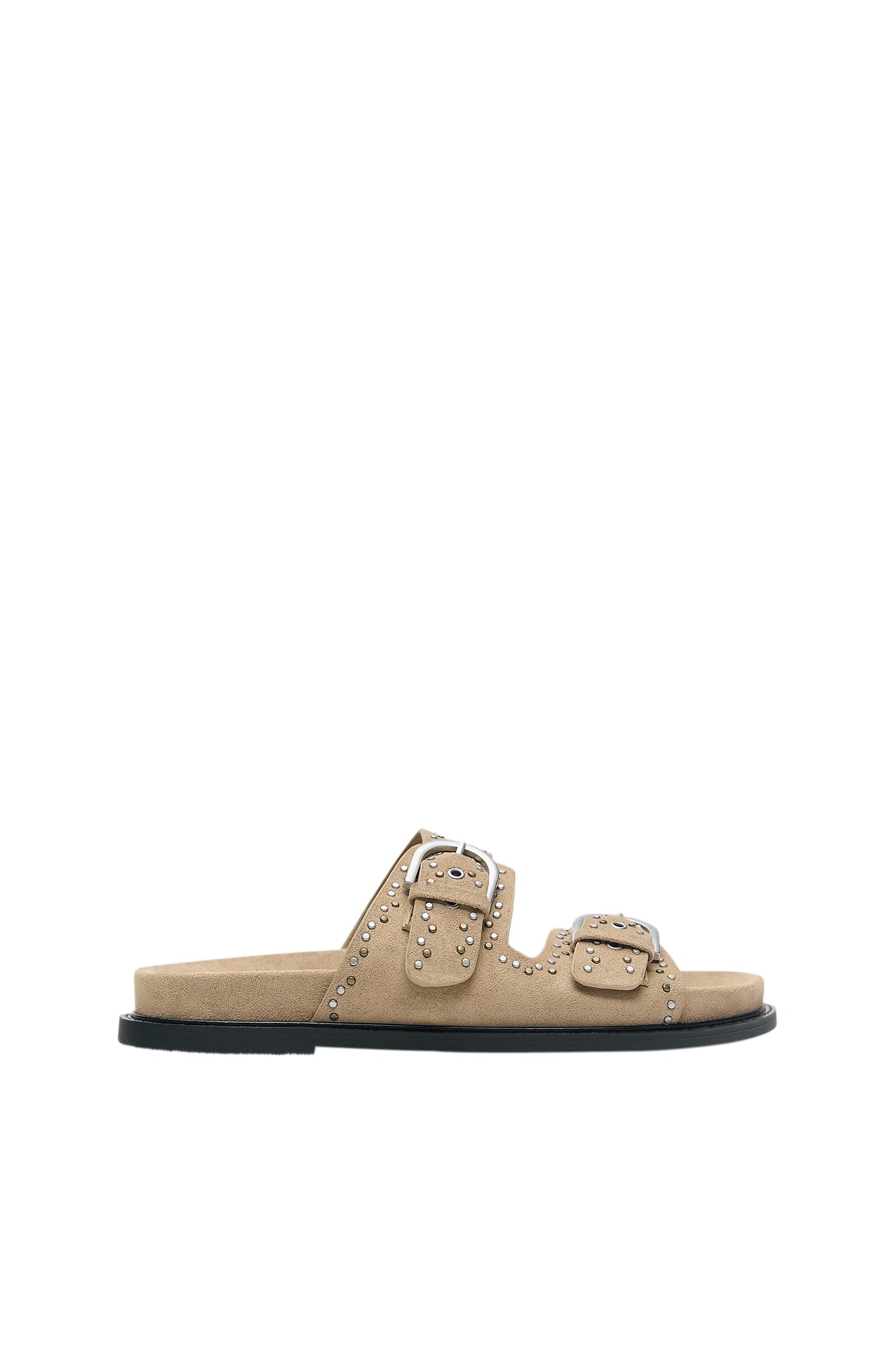 Zımbalı tokalı sandalet - Görsel 19