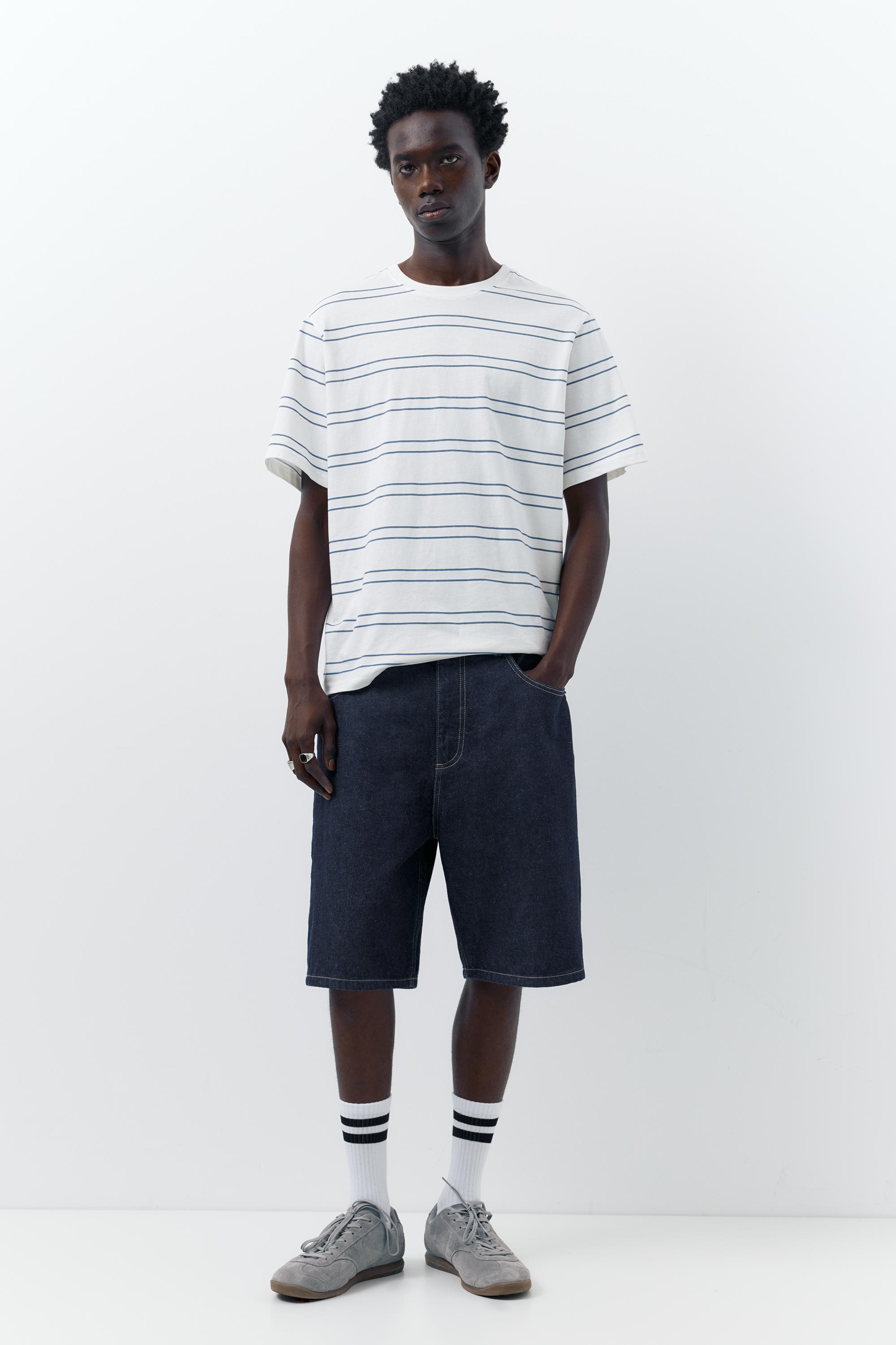 Baggy denim bermuda - Görsel 114