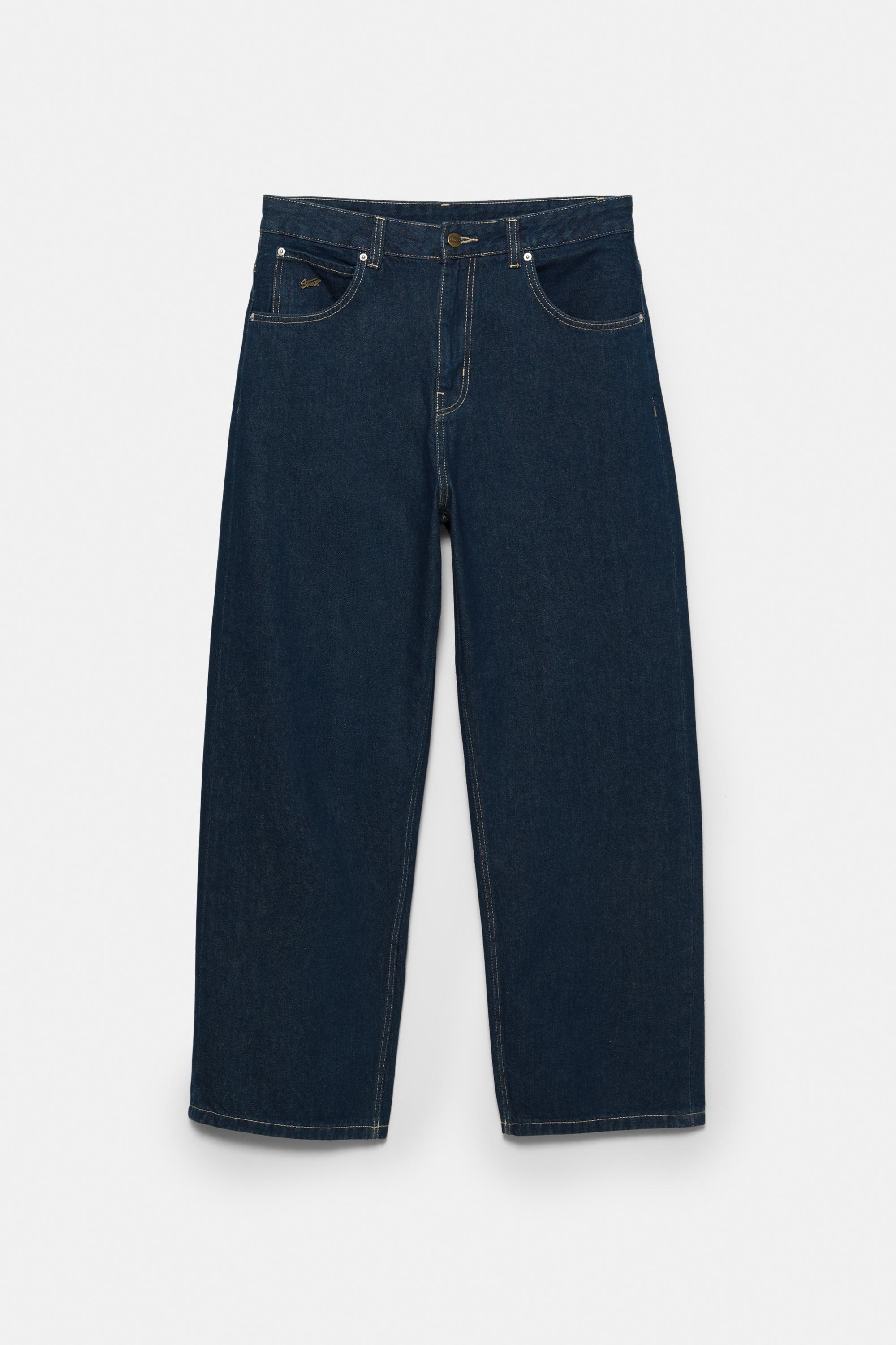 Relaxed fit baggy jeans — Indigo