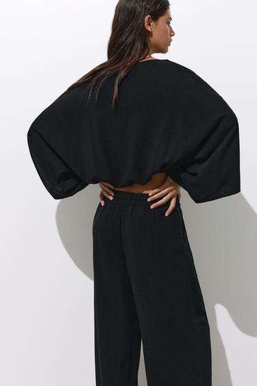 Cape blouse — Black 2