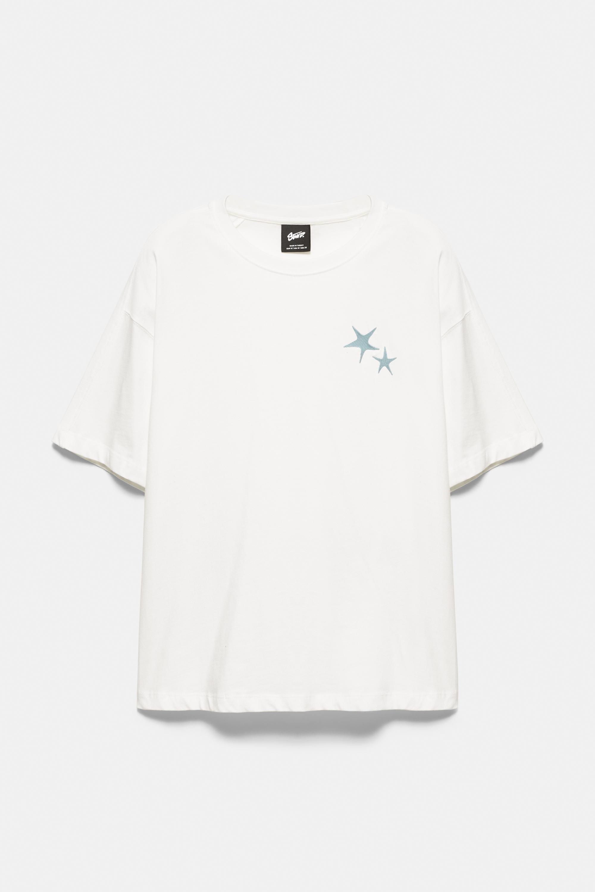 STWD star graphic T-shirt — Off white