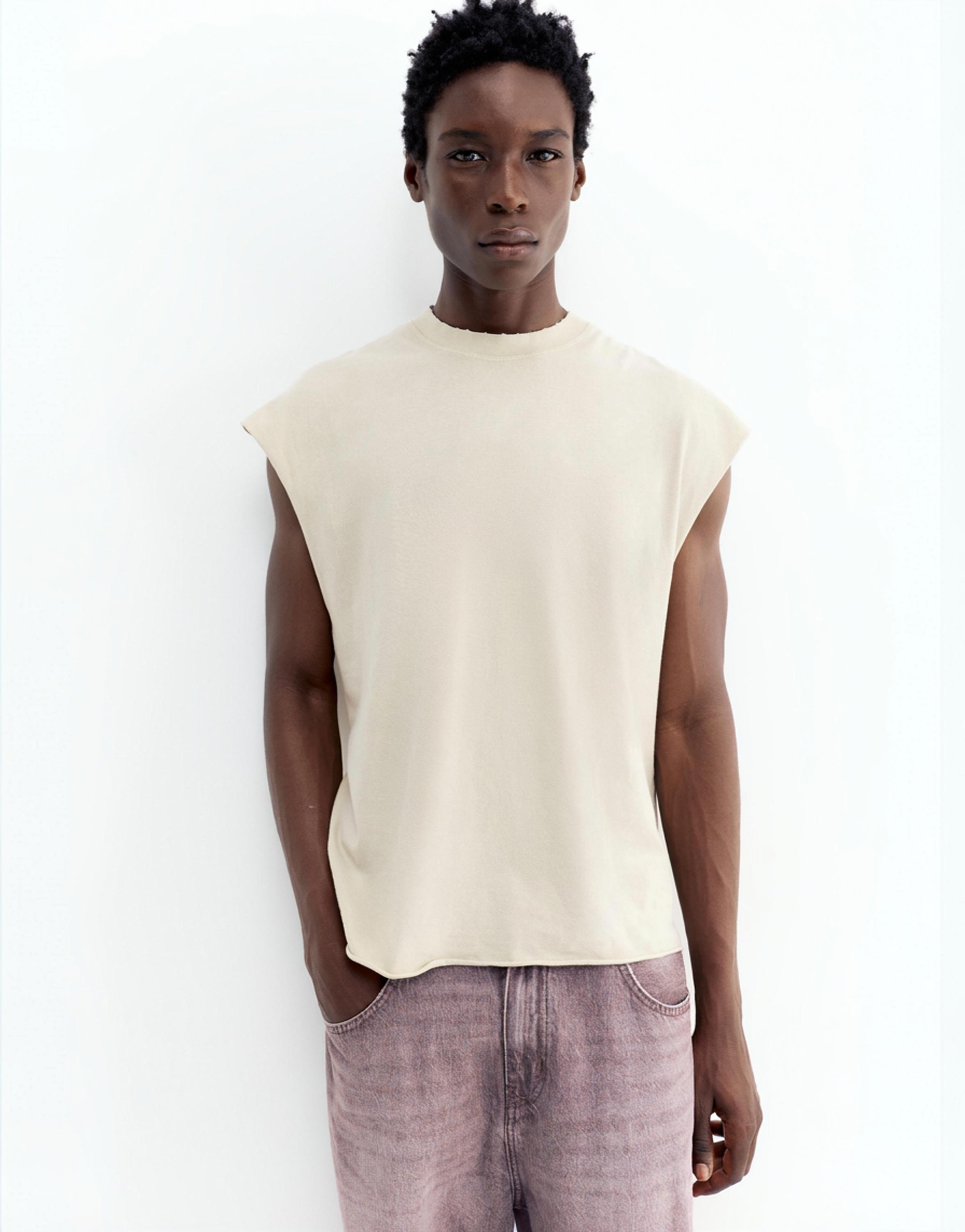 Acid wash tank top — Off white