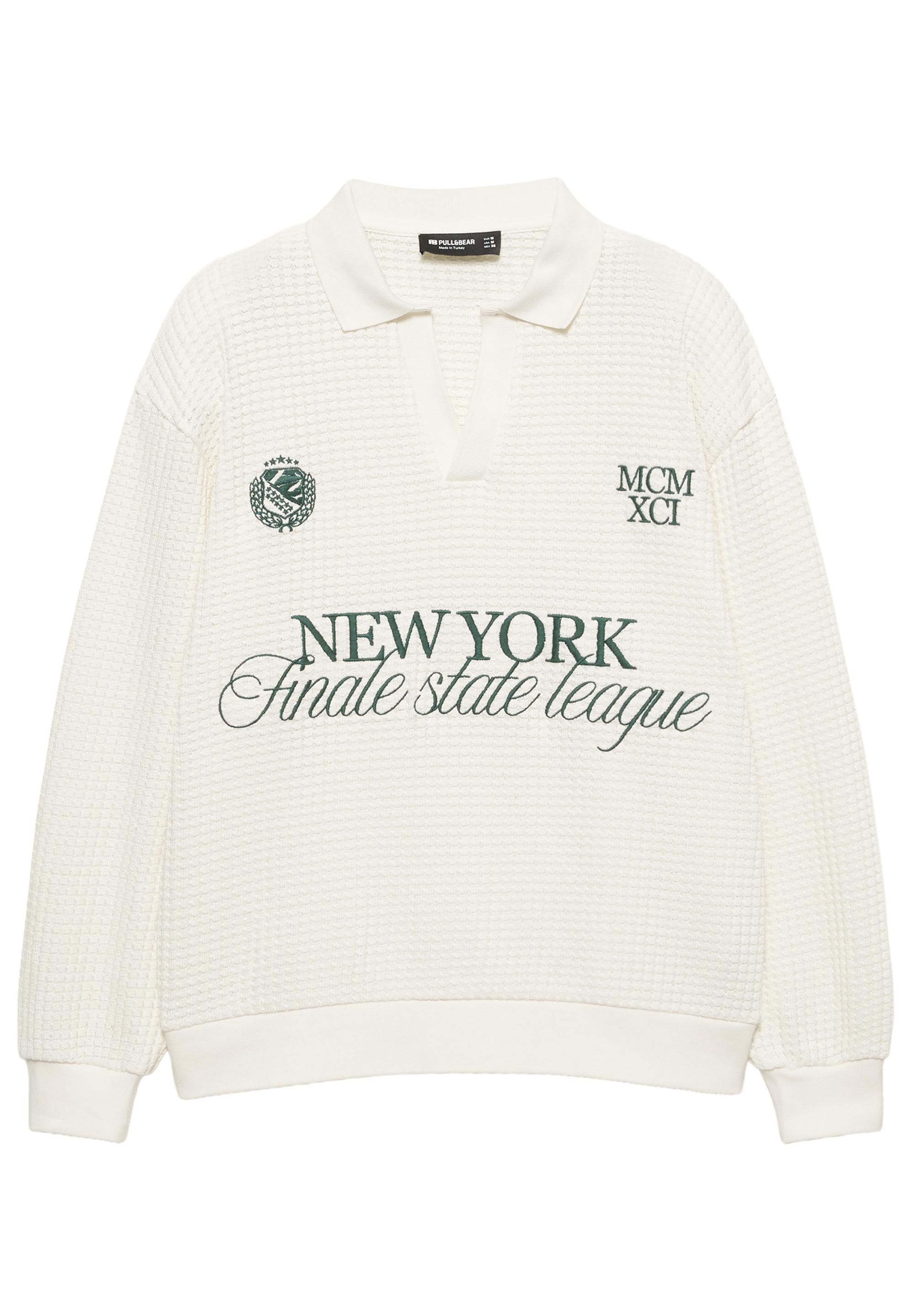 Nakışlı New York Polo - Görsel 4