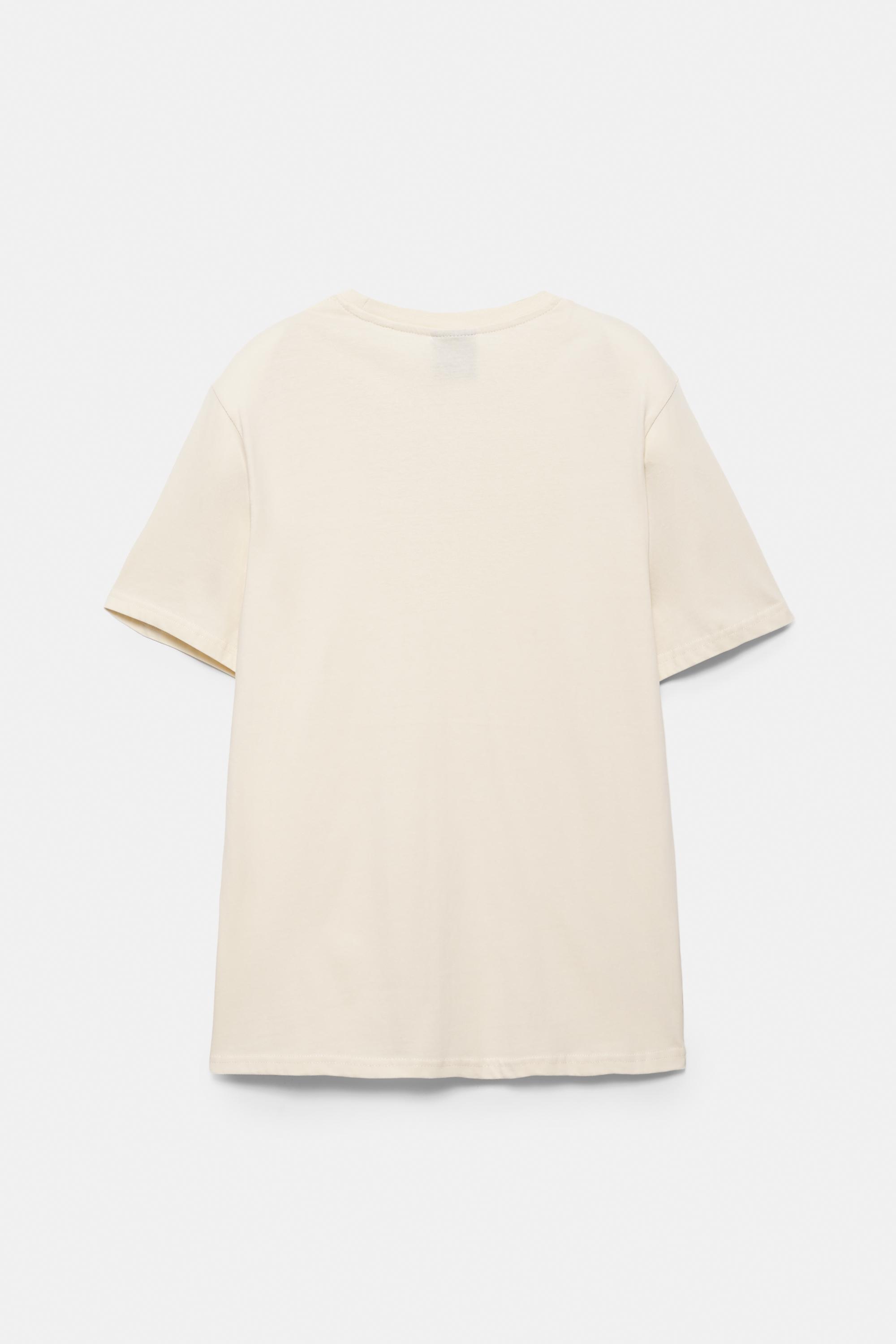 Embroidered logo T-shirt — Off white