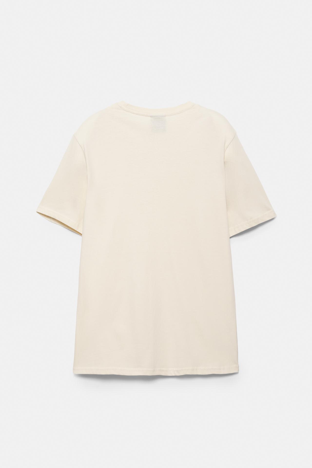Embroidered logo T-shirt — Off white