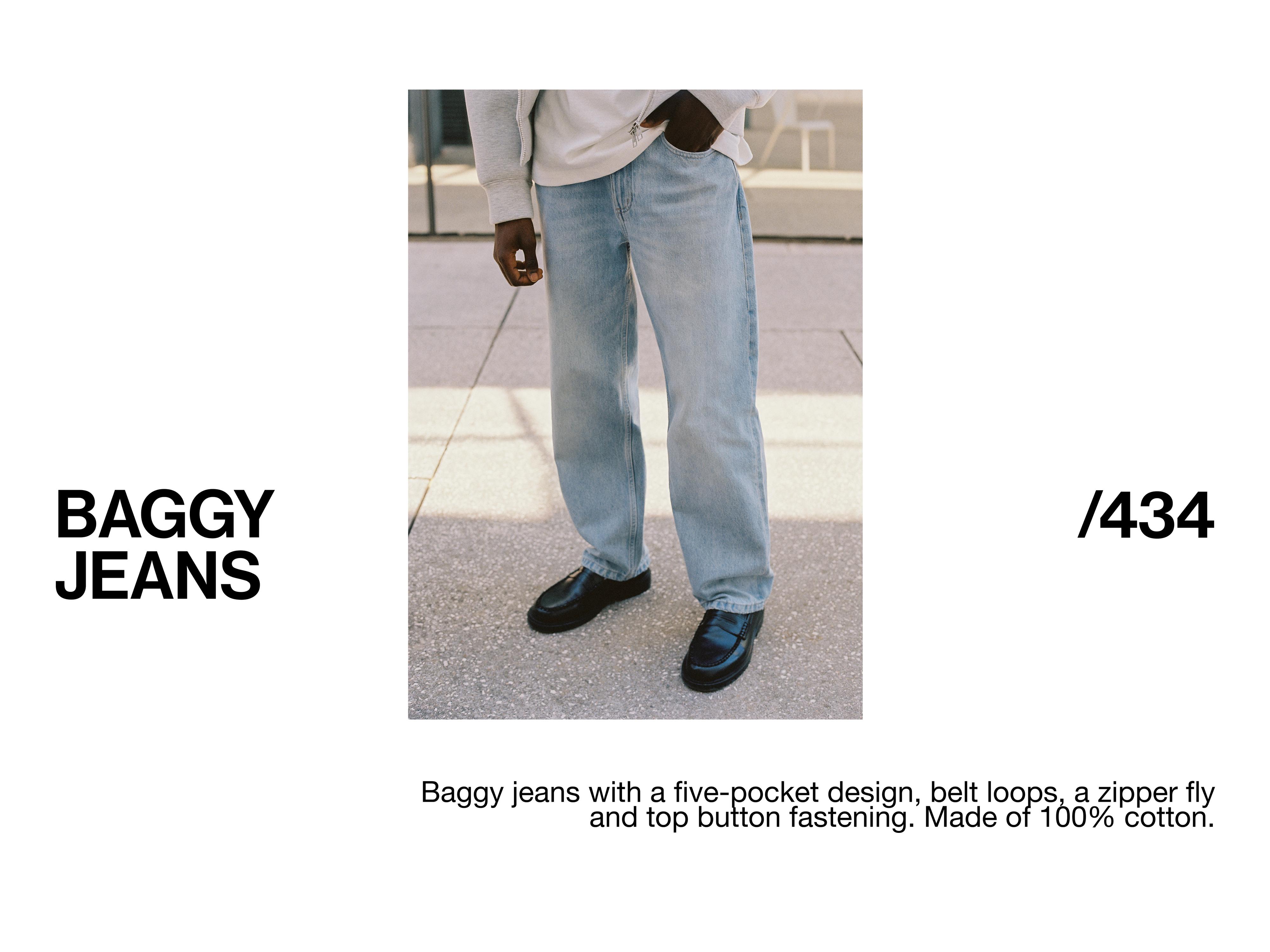 Baggy jeans — Pale indigo