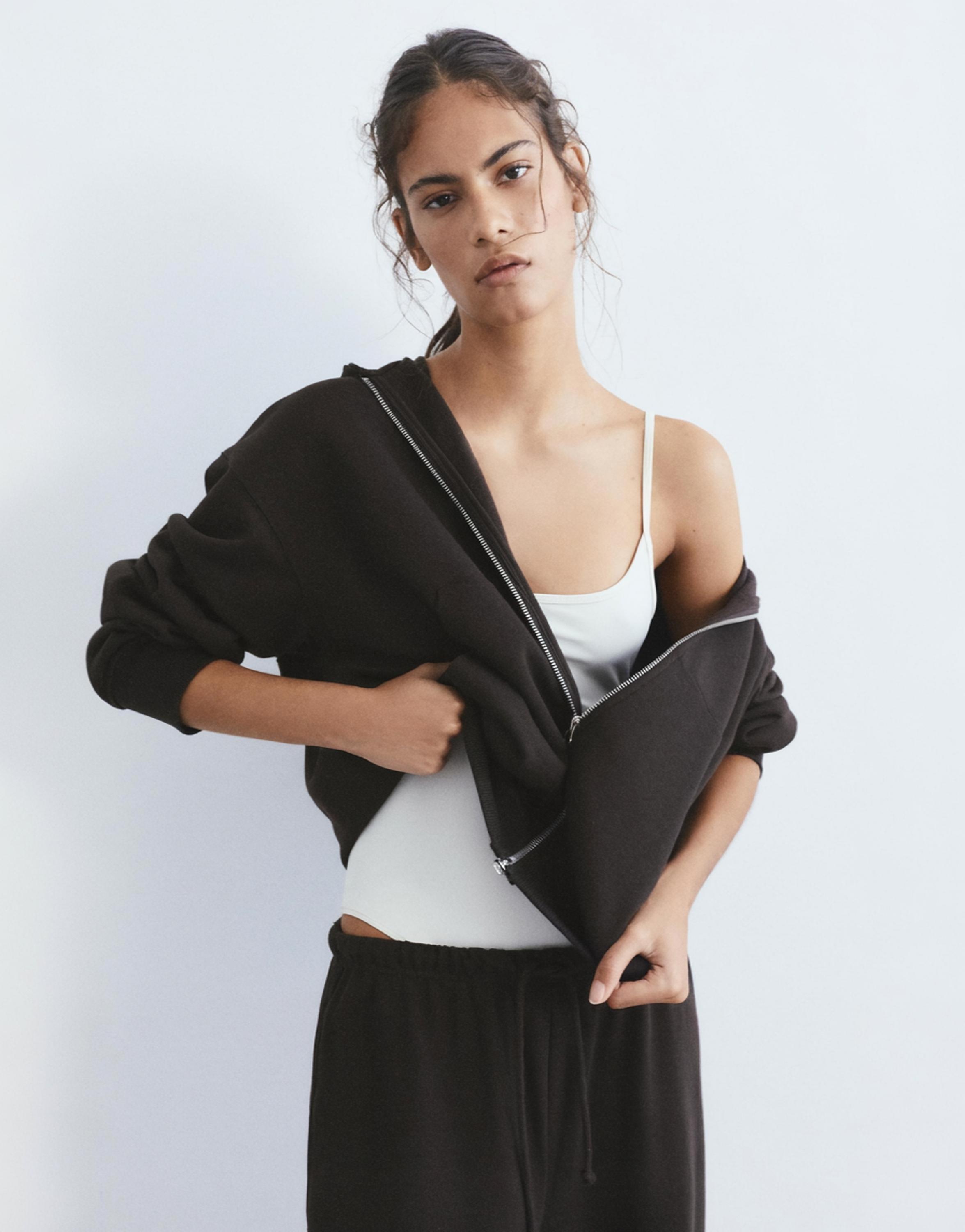 Fermuarlı kapüşonlu sweatshirt - Görsel 67