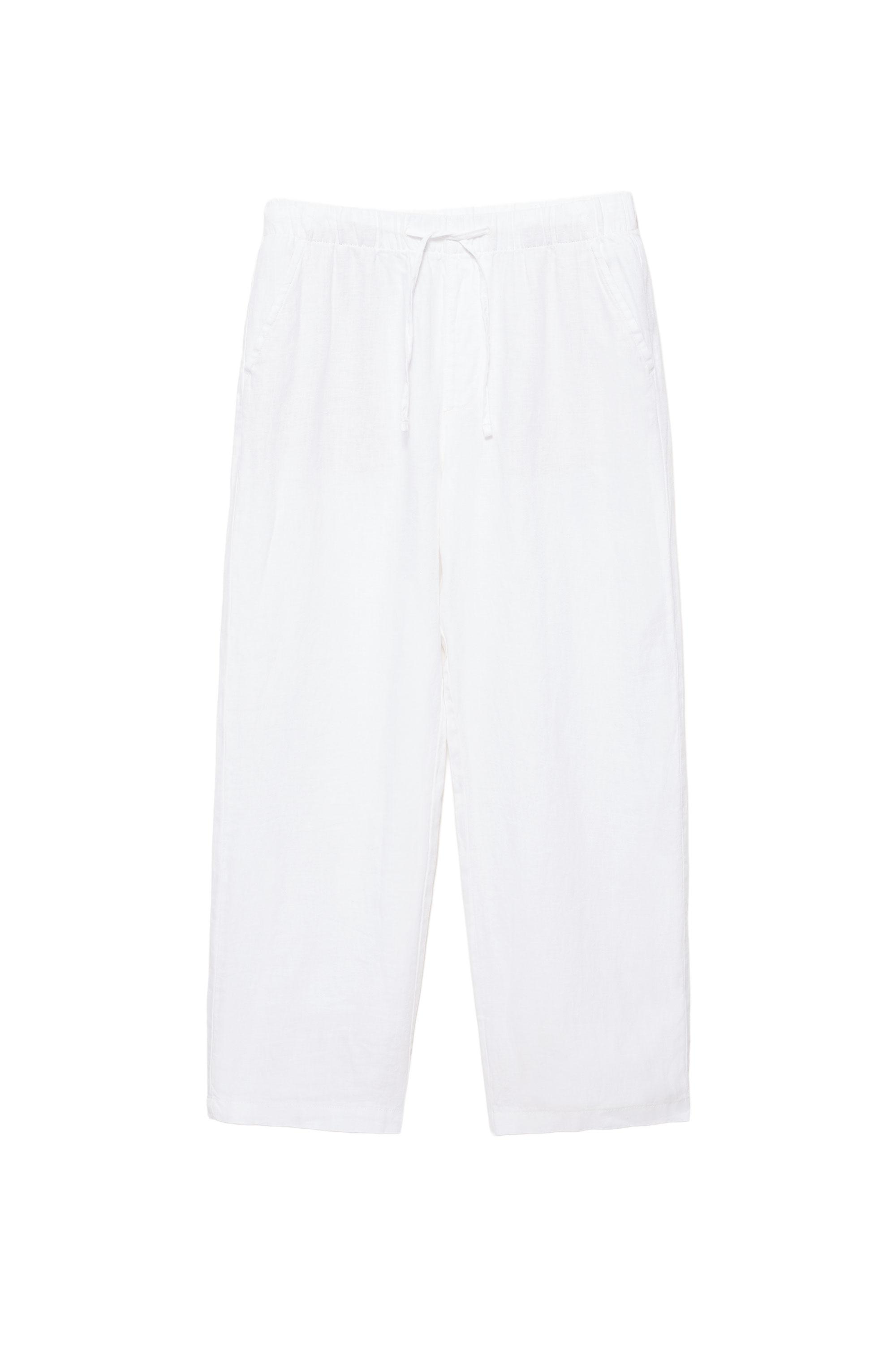 %100 keten jogger pantolon - Görsel 57