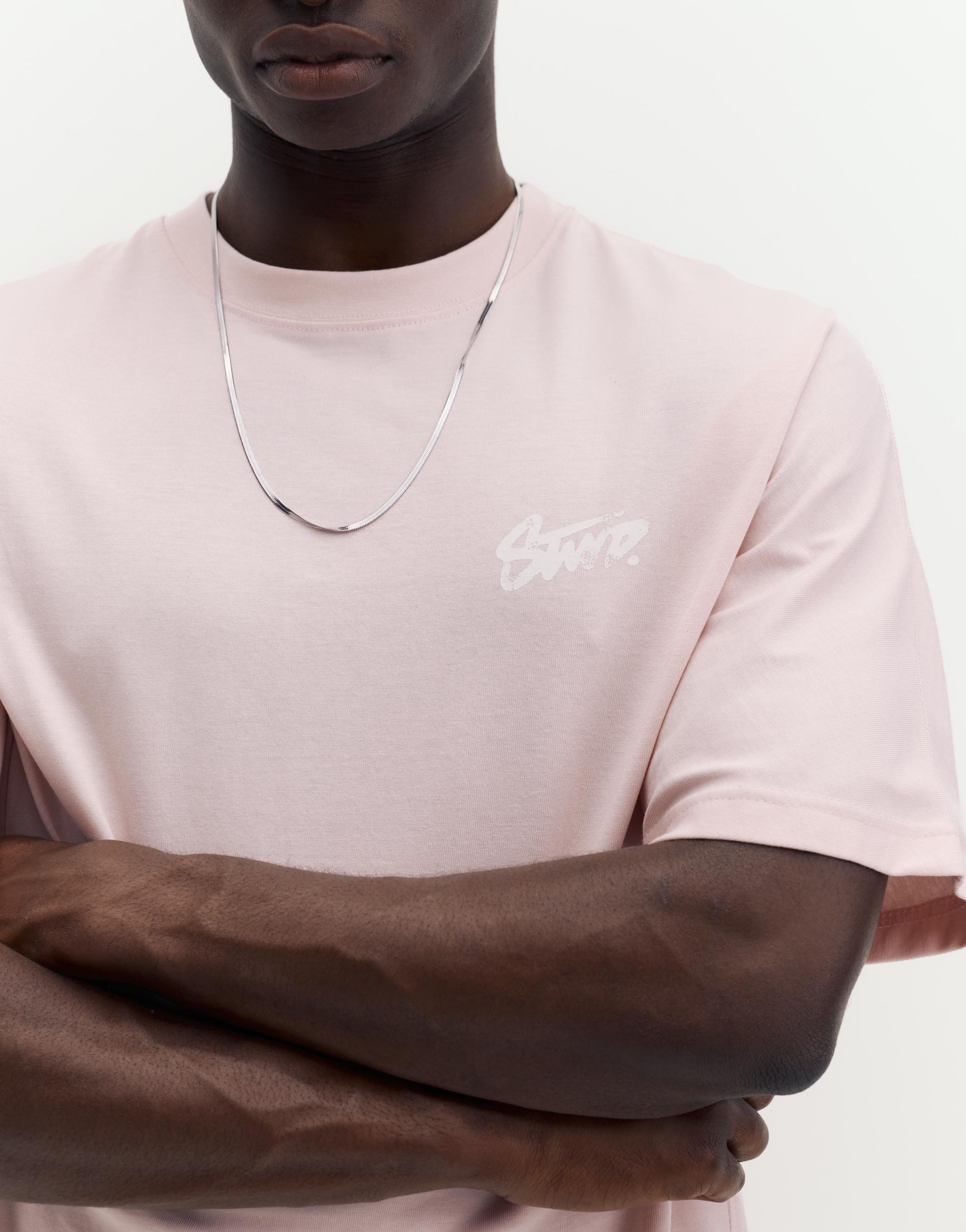 STWD graffiti logo T-shirt — Pink