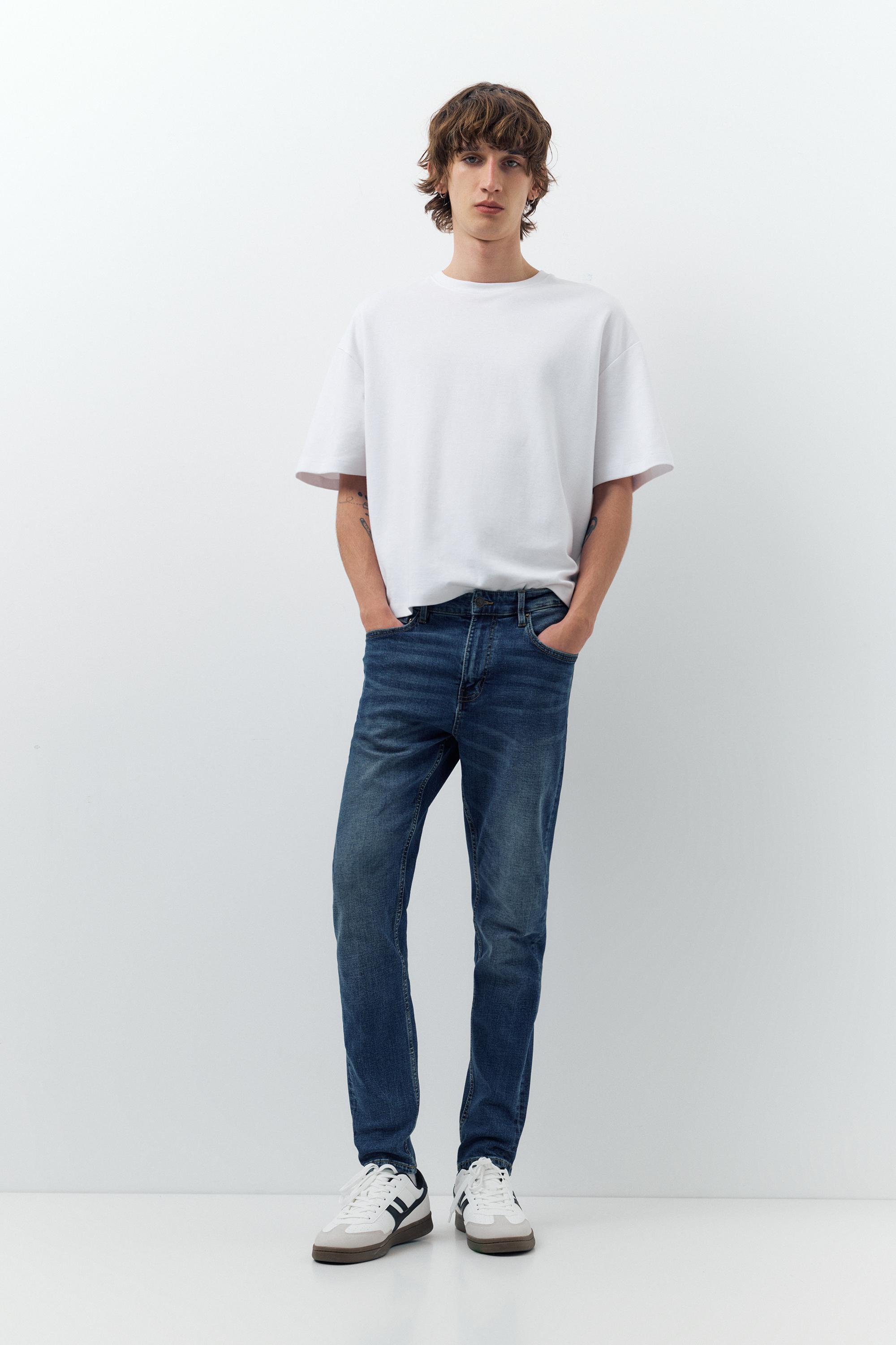 Basic skinny jeans — Dark blue