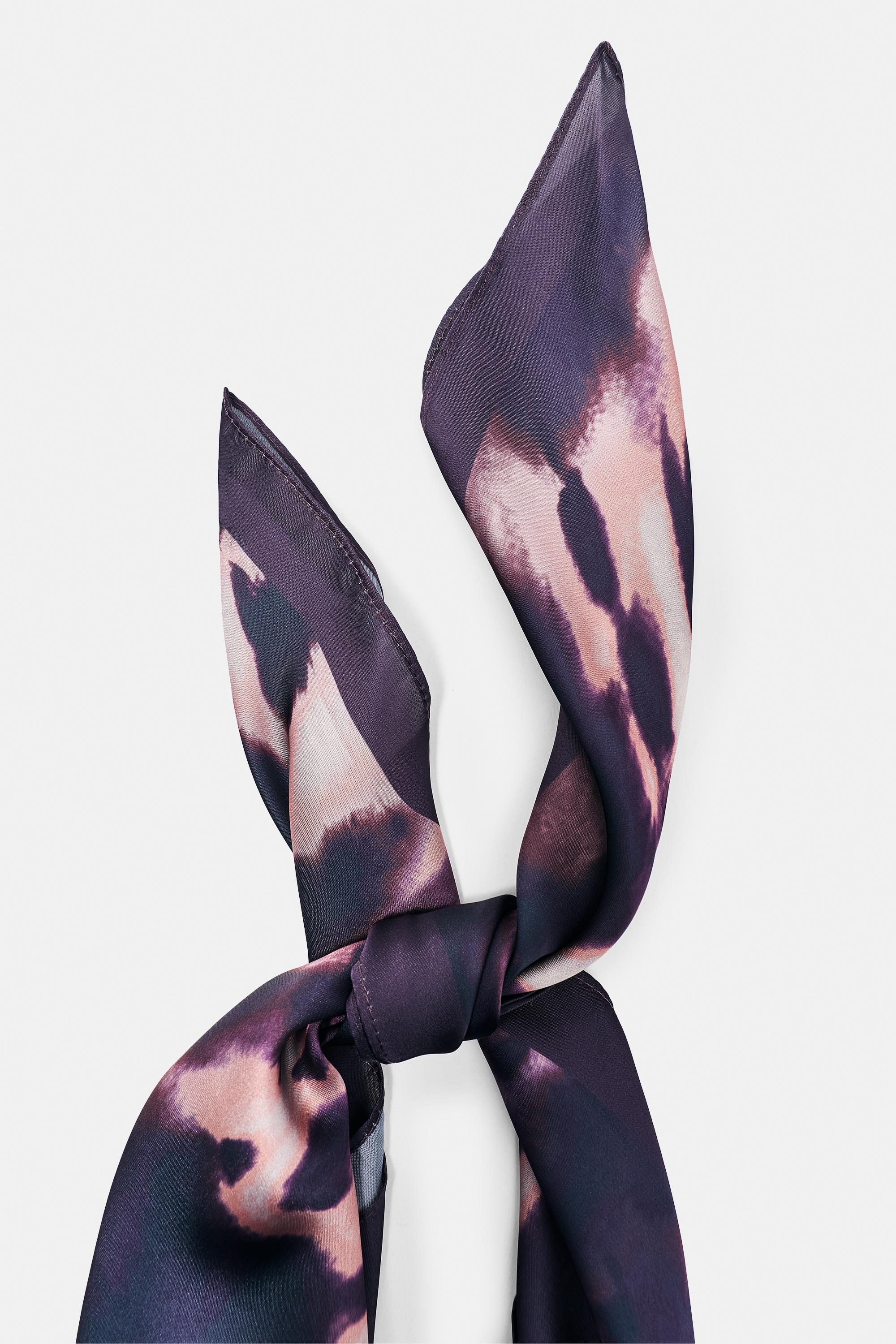 Printed bandana — Lilac