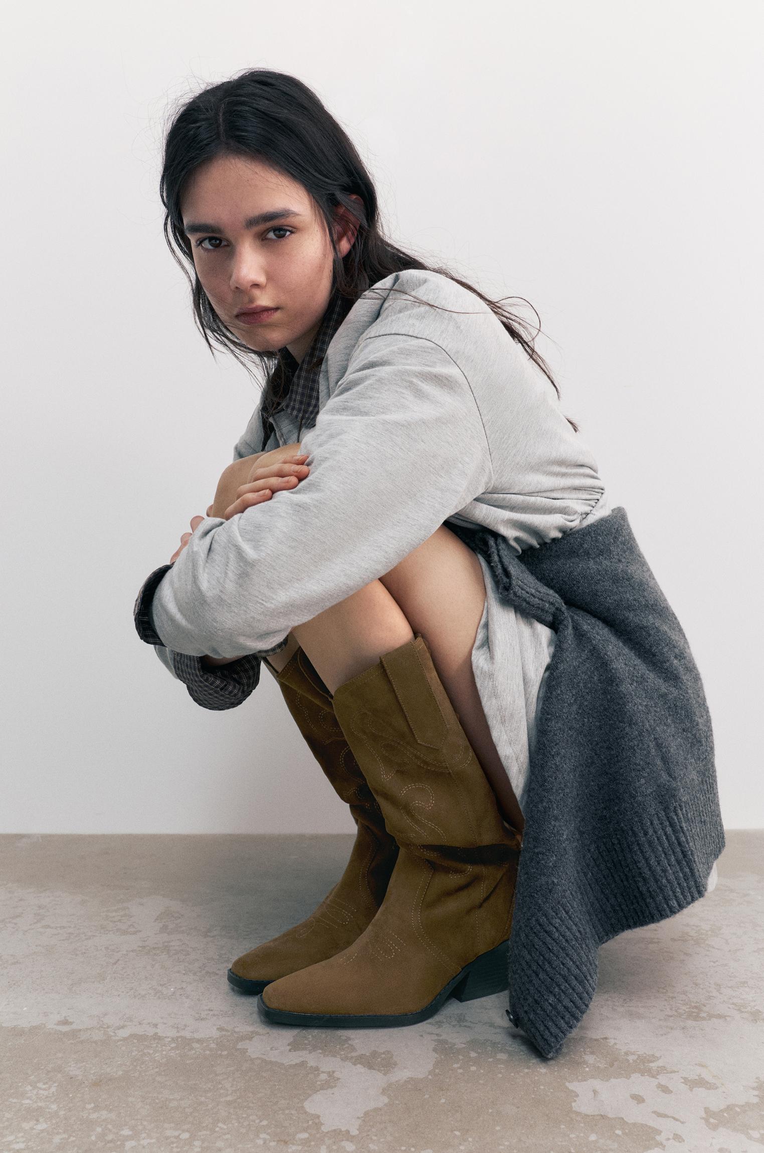 Cowboy boots — Brown