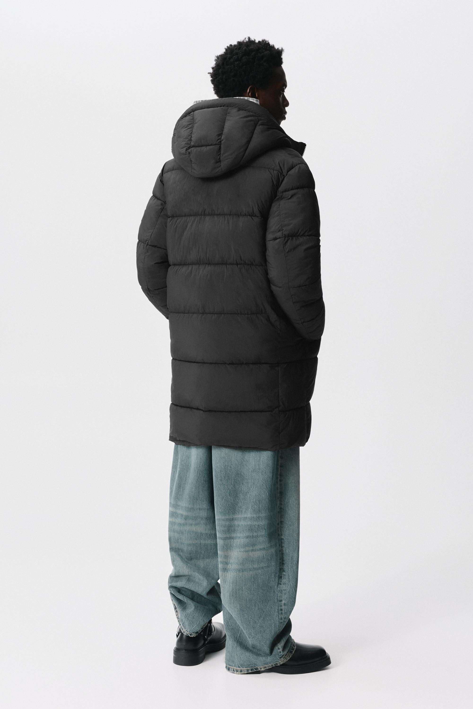 Uzun şişme ceket - Görsel 2