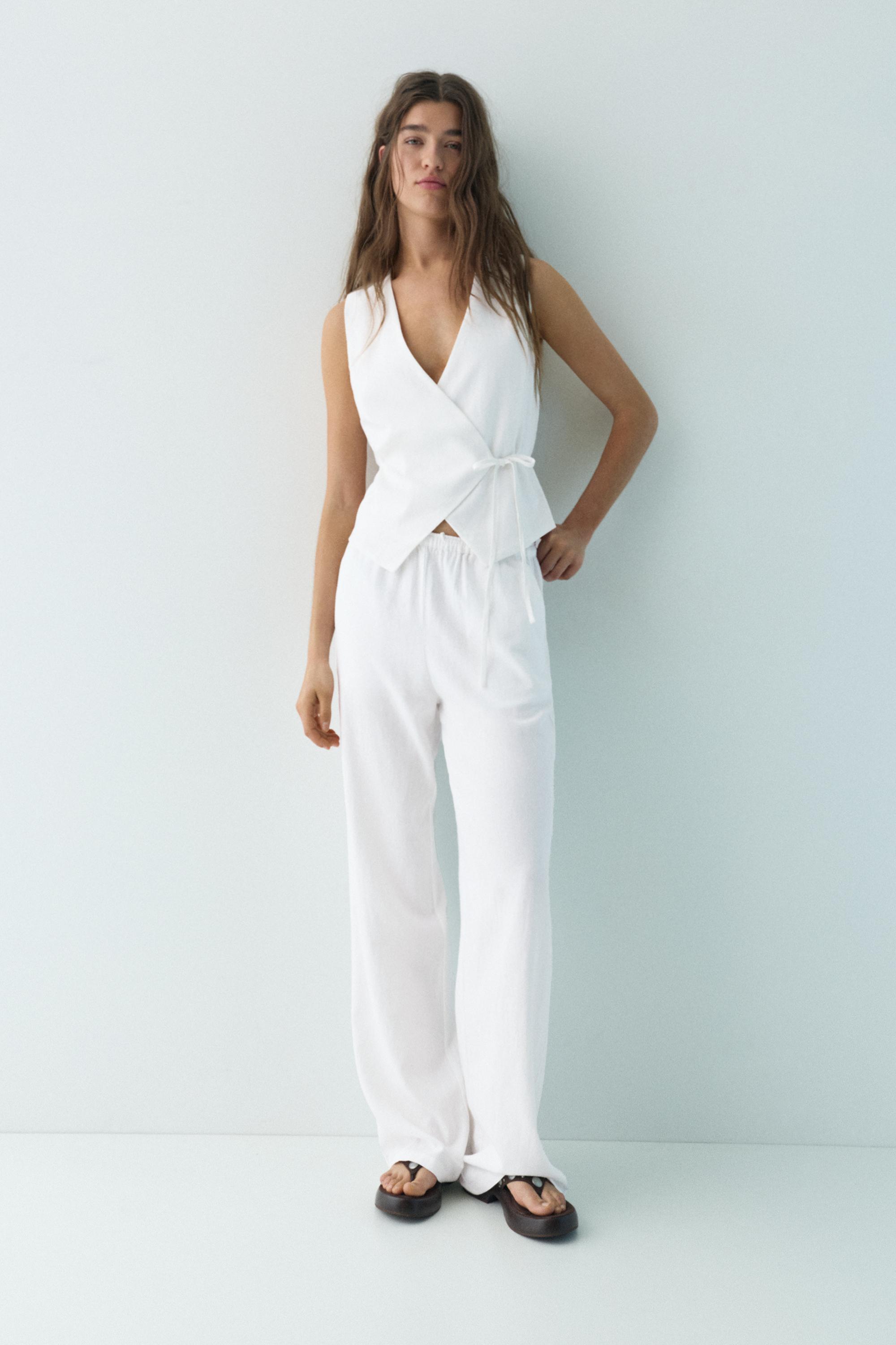 Rustik keten yelek - Görsel 41