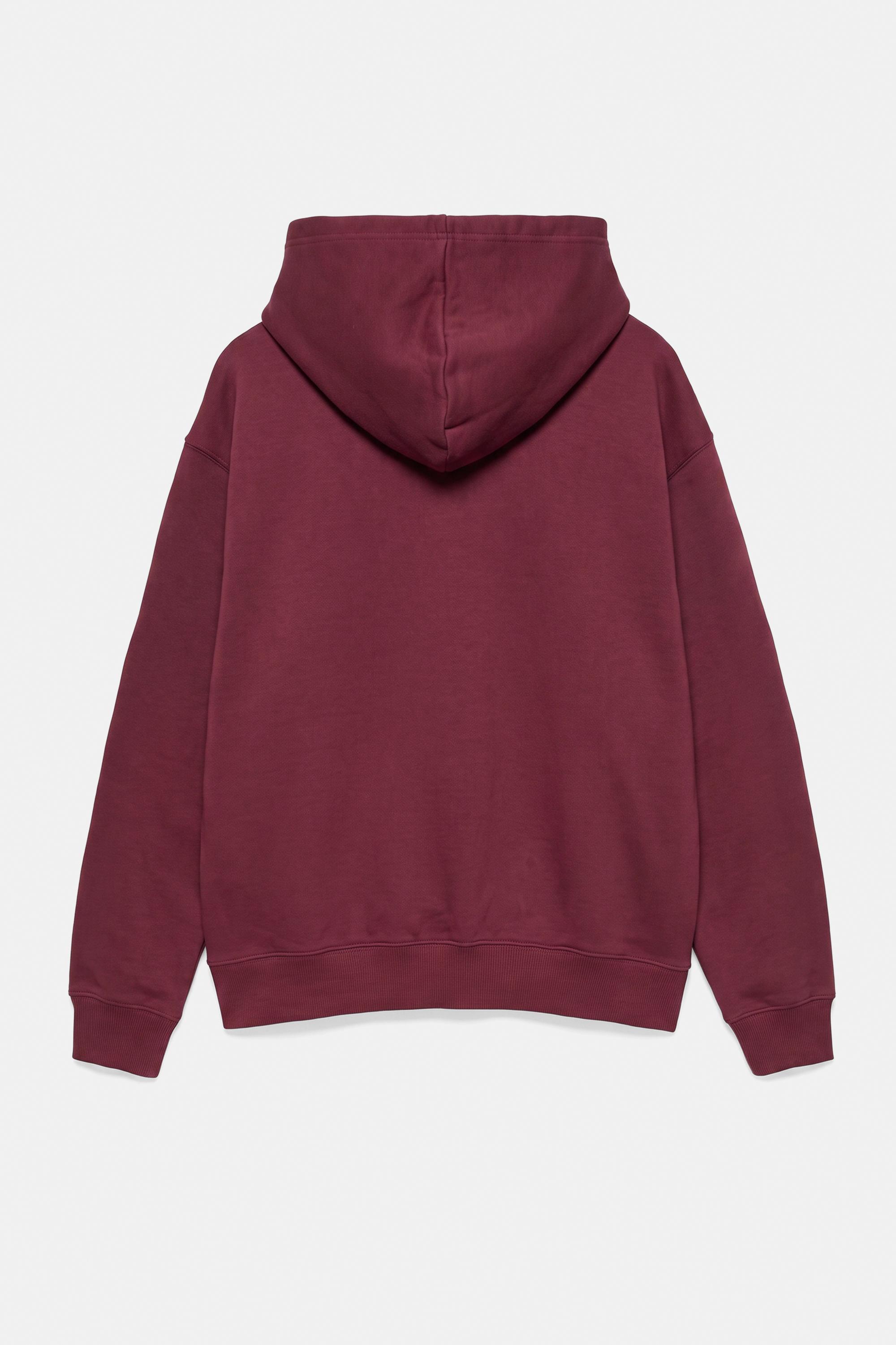 Basic hoodie — Burgundy