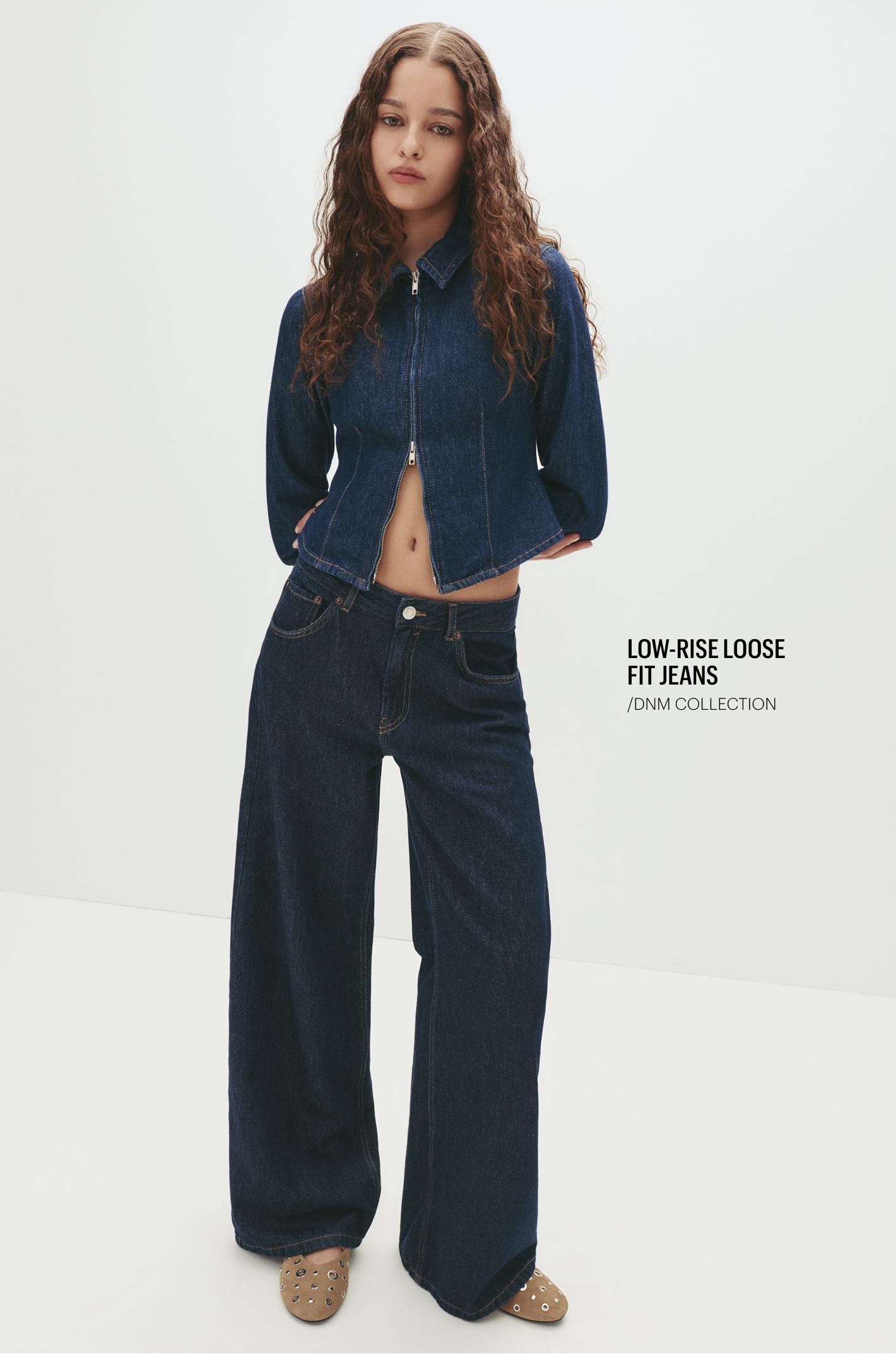 Oversize baggy jeans — Navy