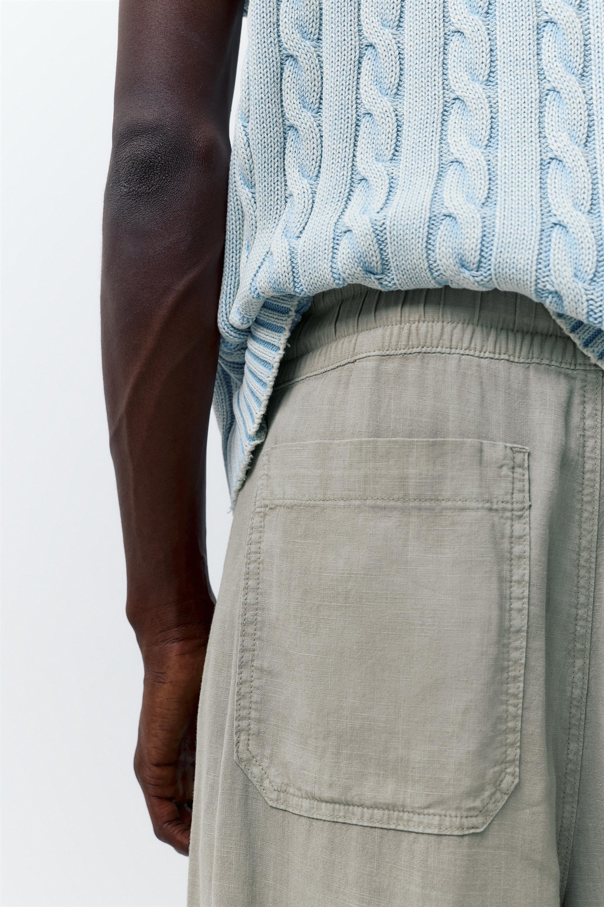 Ketenli jogger pantolon - Görsel 32