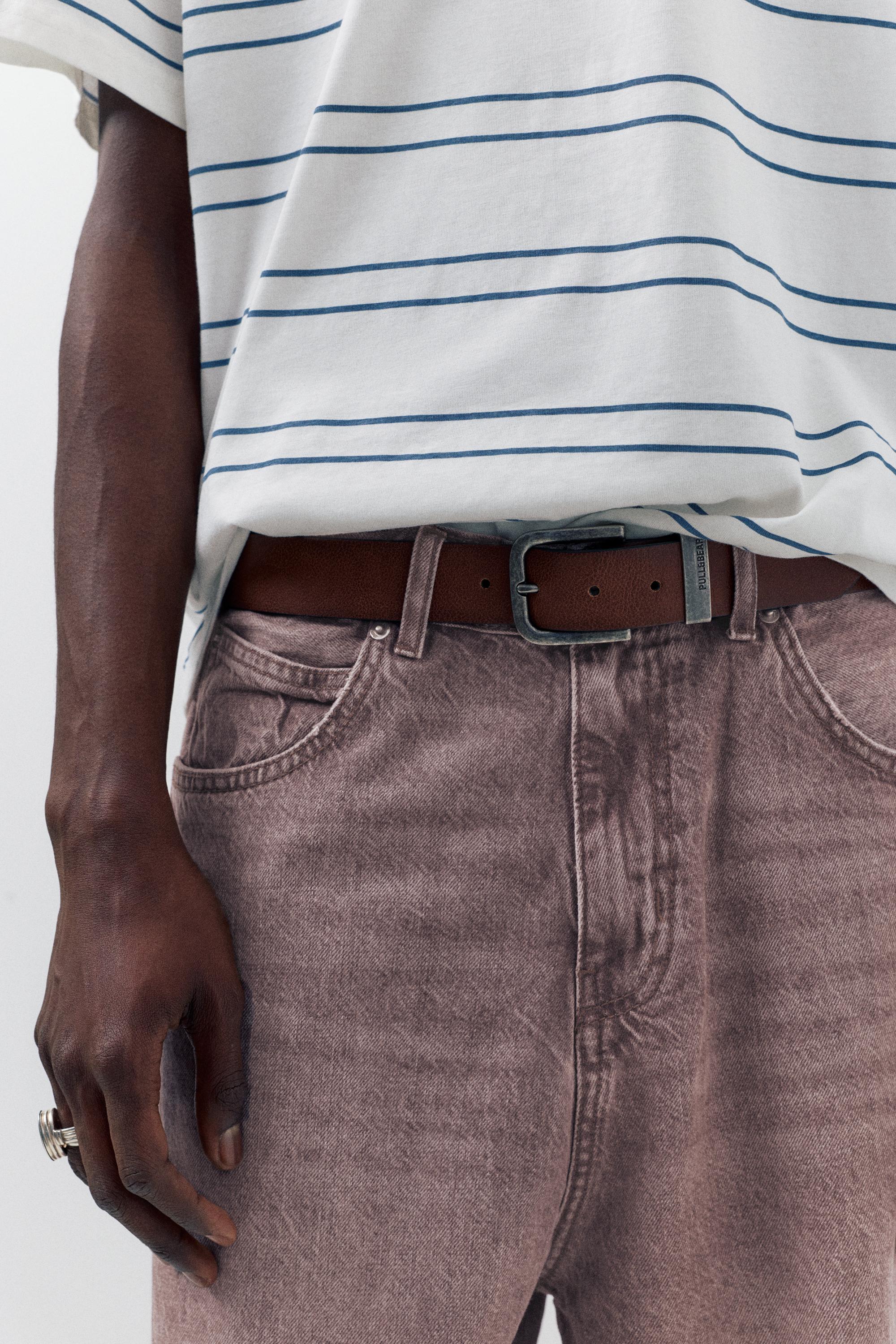Relaxed fit baggy jeans — Fuchsia