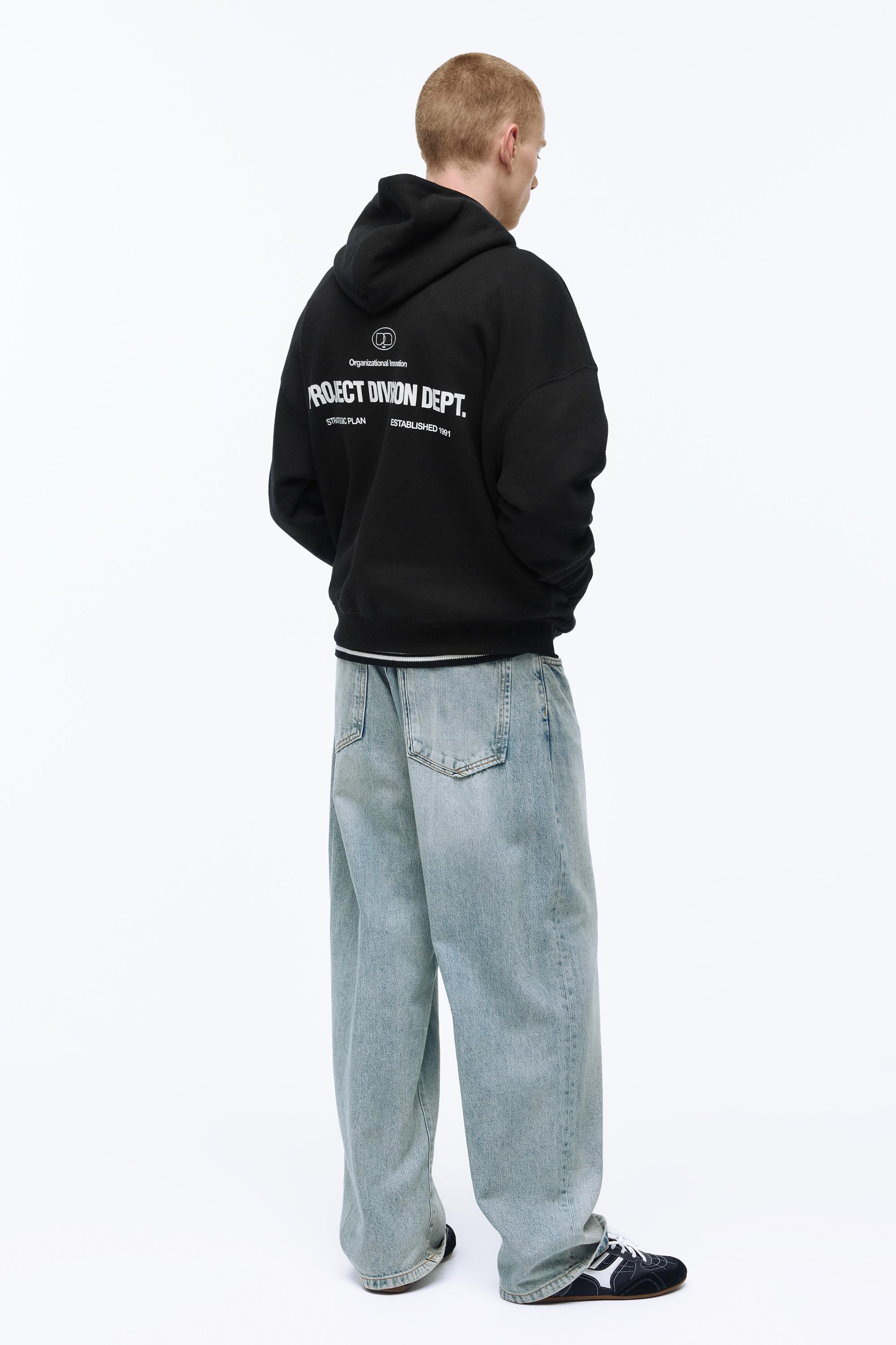 Fermuarlı kapüşonlu sweatshirt - Görsel 7