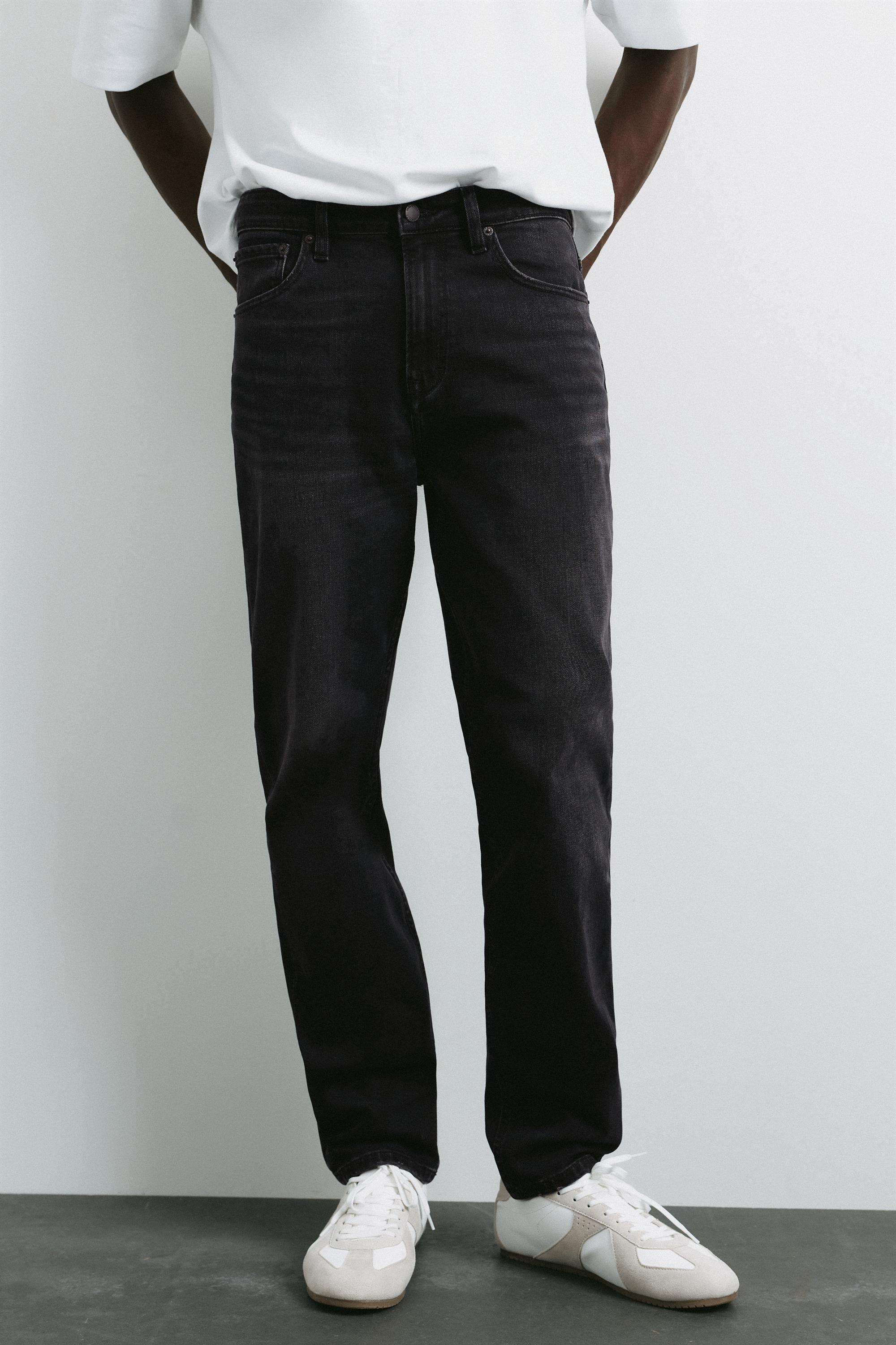 Slim fit jeans — Faded black