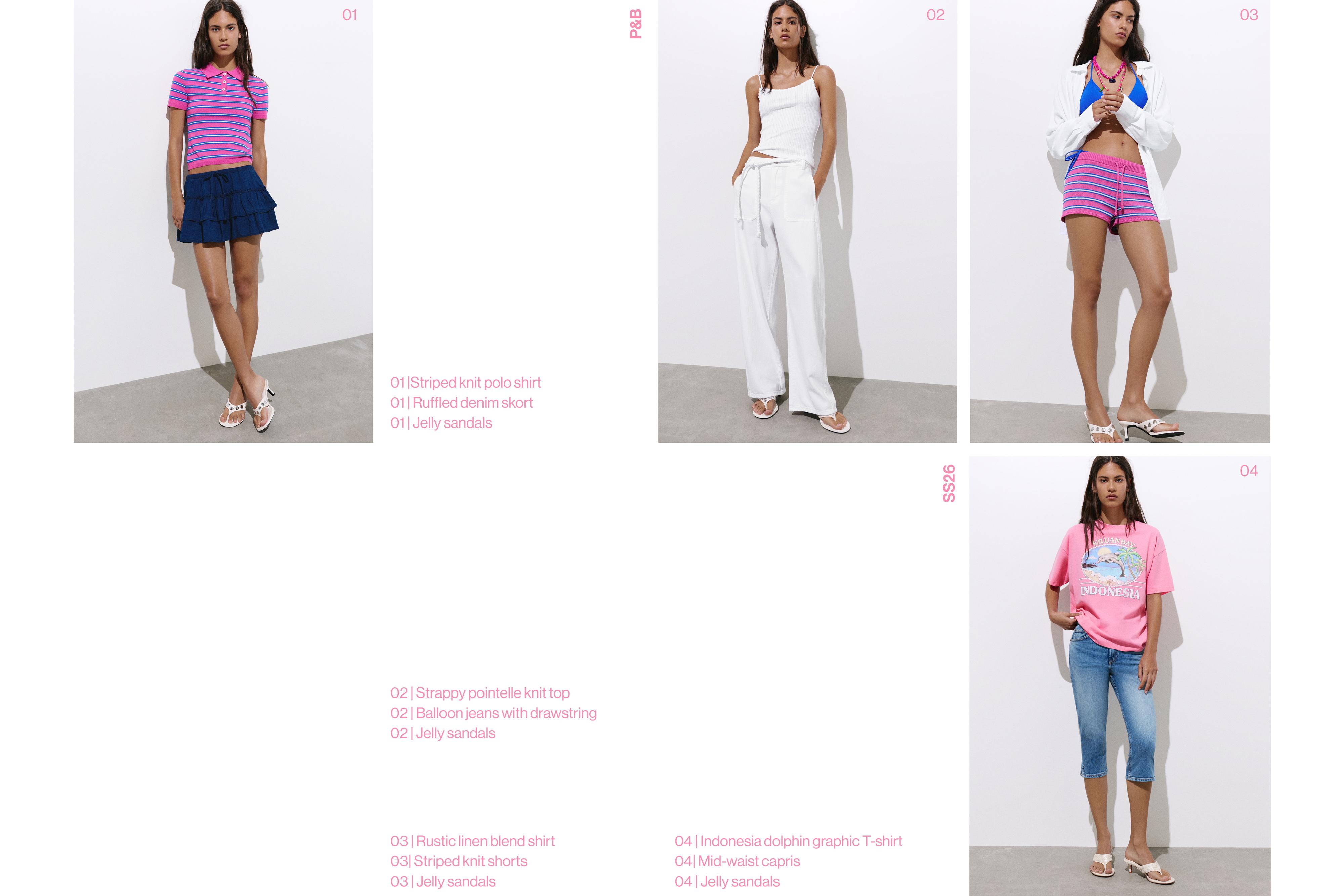 Balloon jeans with drawstring — White