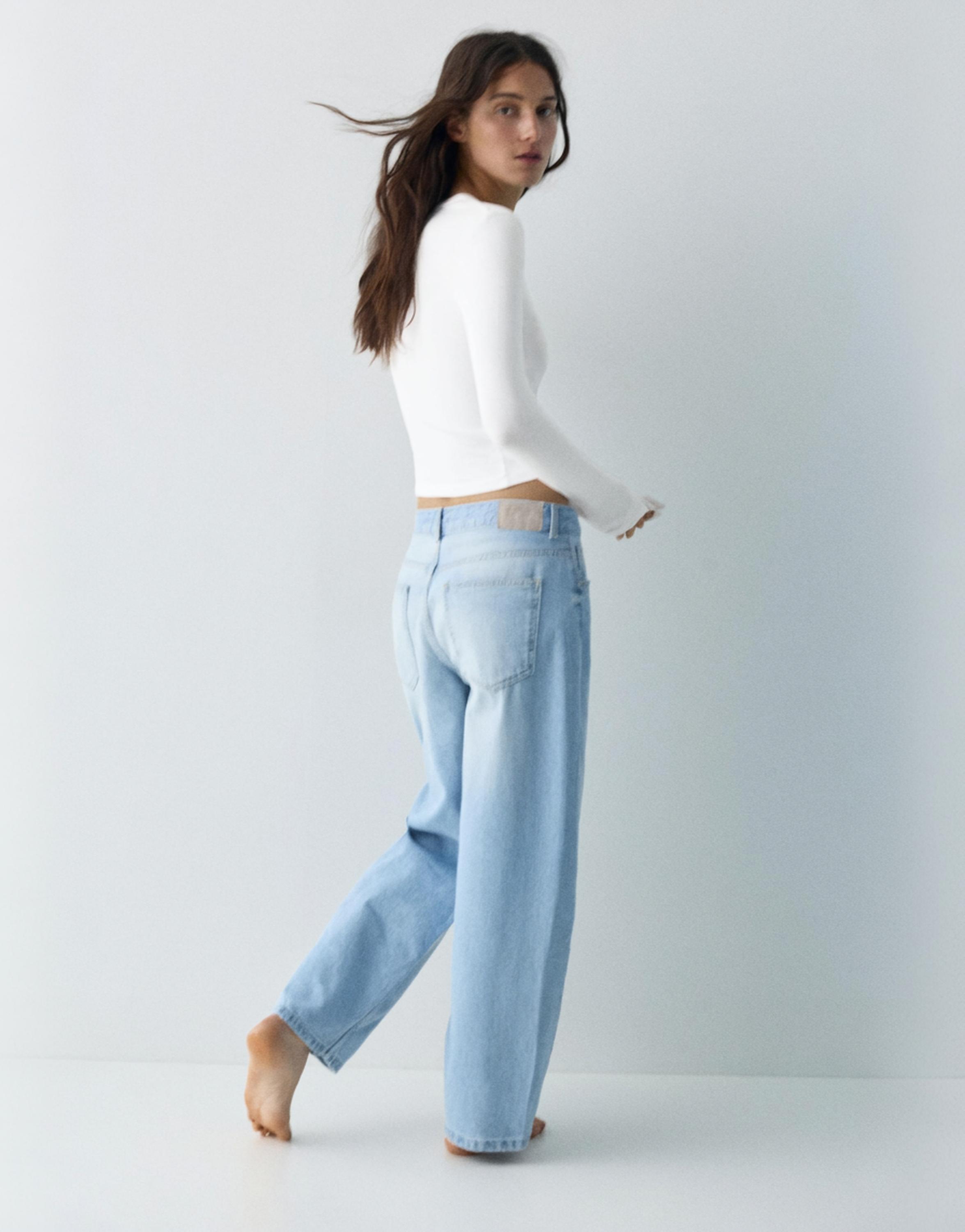 Vücuda oturan uzun kollu t-shirt - Görsel 72