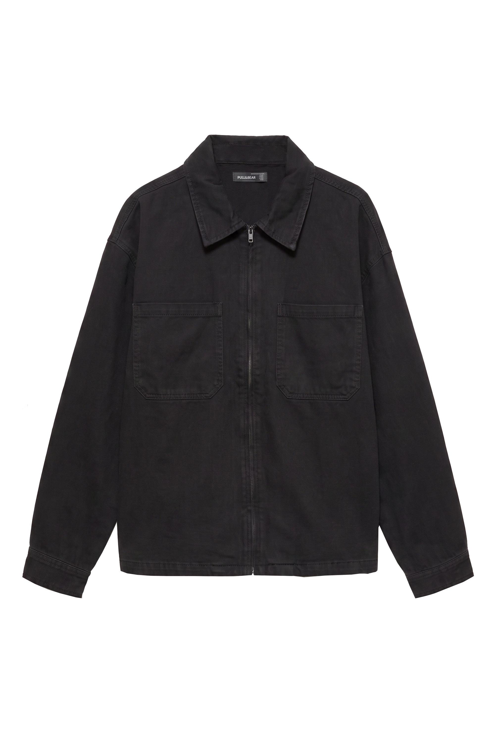 Pull&Bear Fermuarlı ince ceket görsel 2