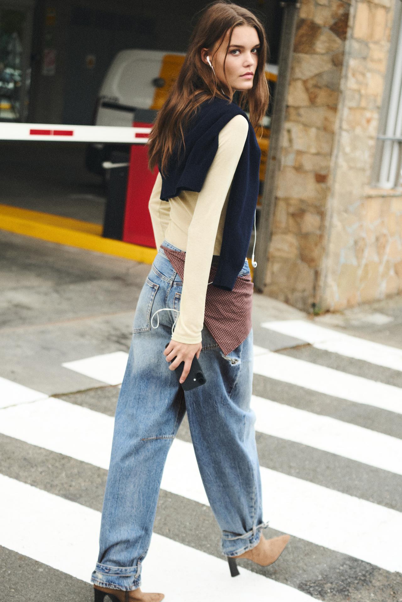 Balloon jeans — Medium blue