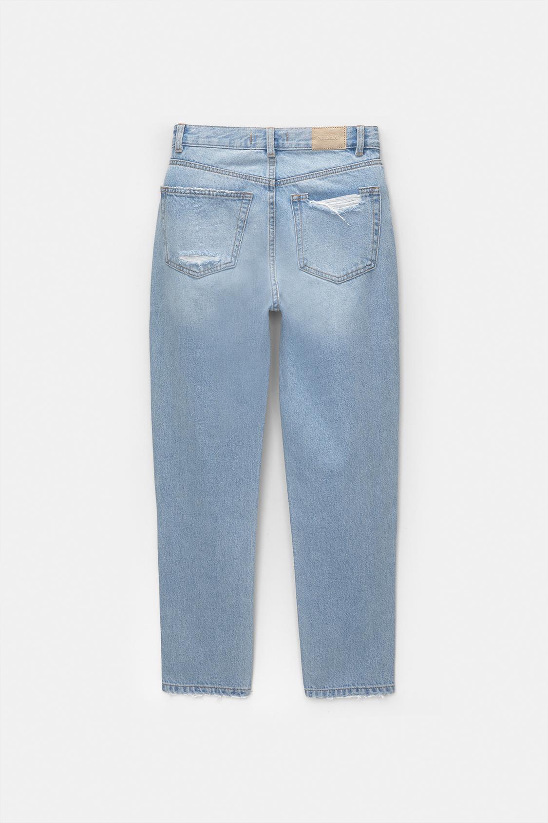 Jeans Mom Fit Pantalones Chica Pull And Bear Momjeans Pudesajeans